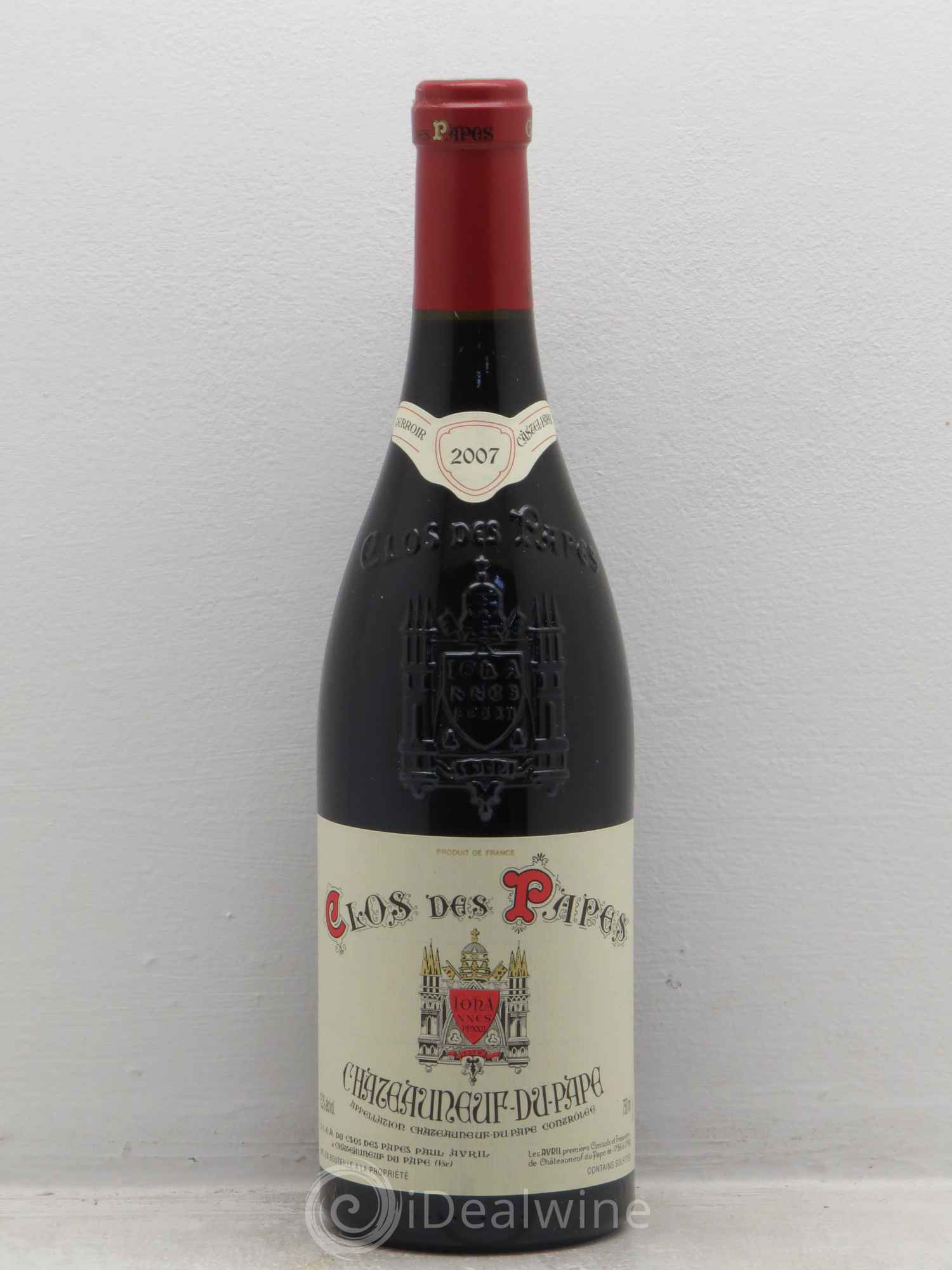 Châteauneuf-du-Pape Clos des Papes - Paul Avril 2007 - Lot de 1 bouteille - 0