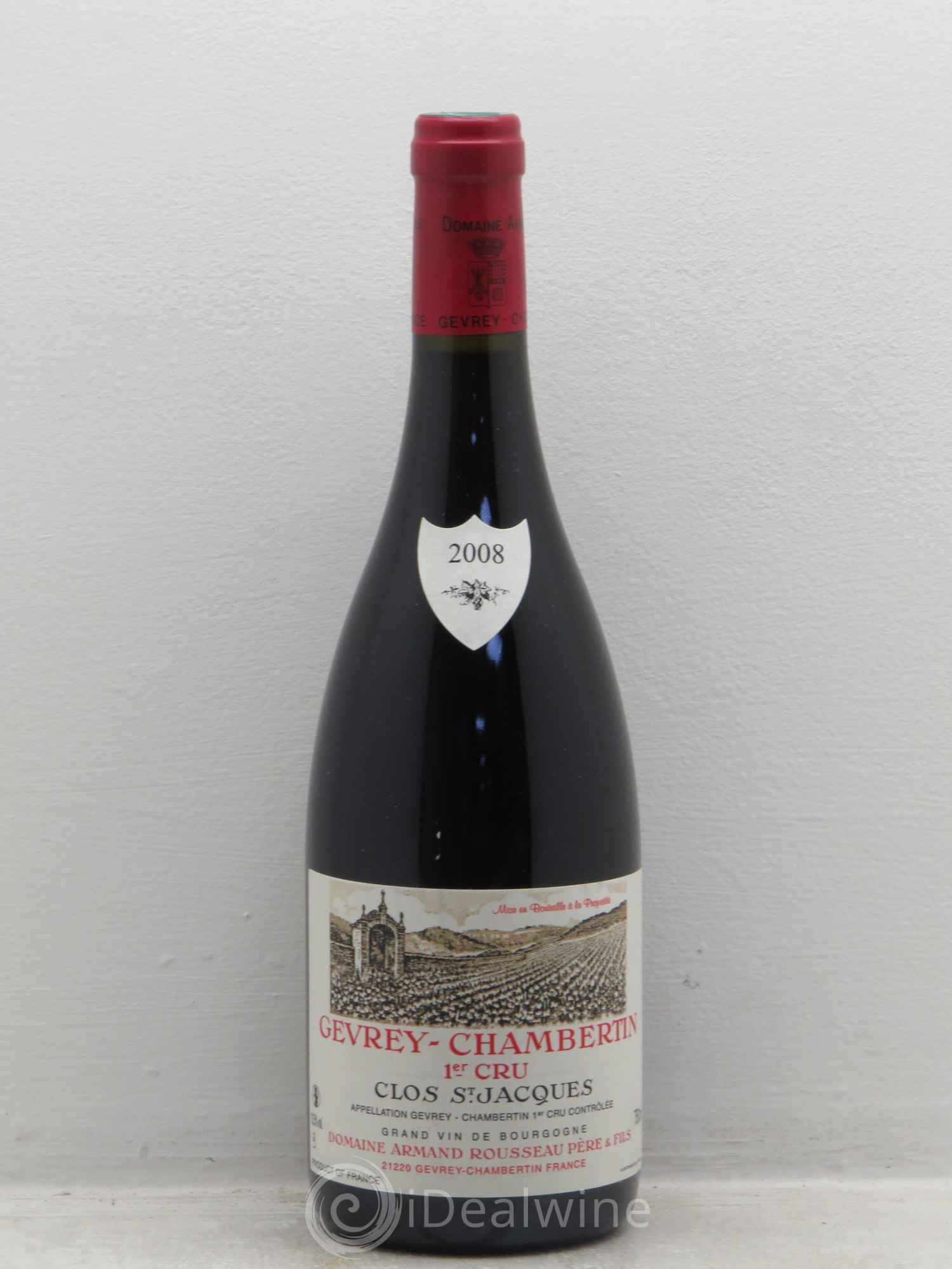 Gevrey-Chambertin 1er Cru Clos Saint-Jacques Armand Rousseau (Domaine) 2008 - Lot de 1 bouteille - 0