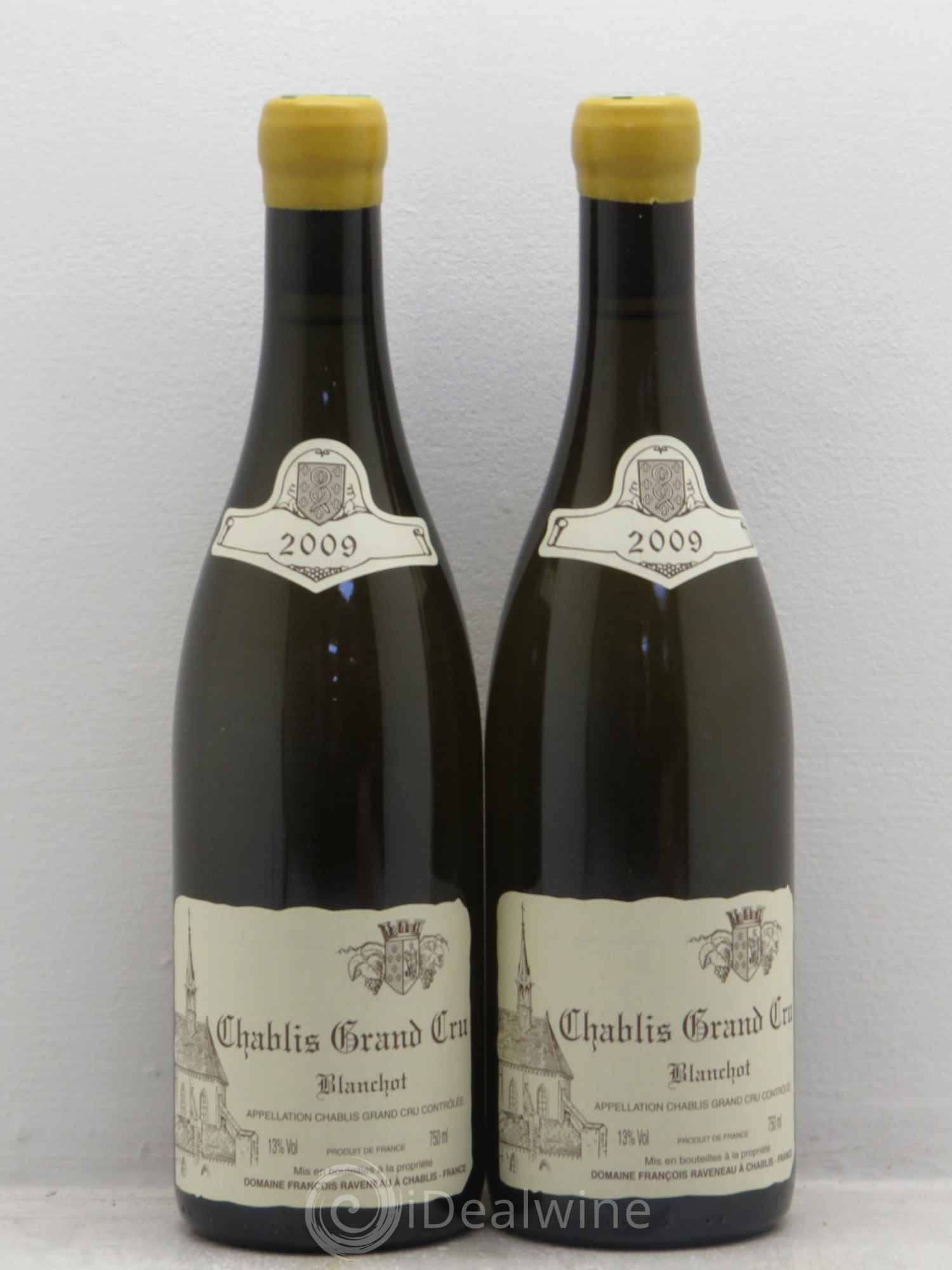 Chablis Grand Cru Blanchot Raveneau (Domaine) 2009 - Lot de 2 bouteilles - 0