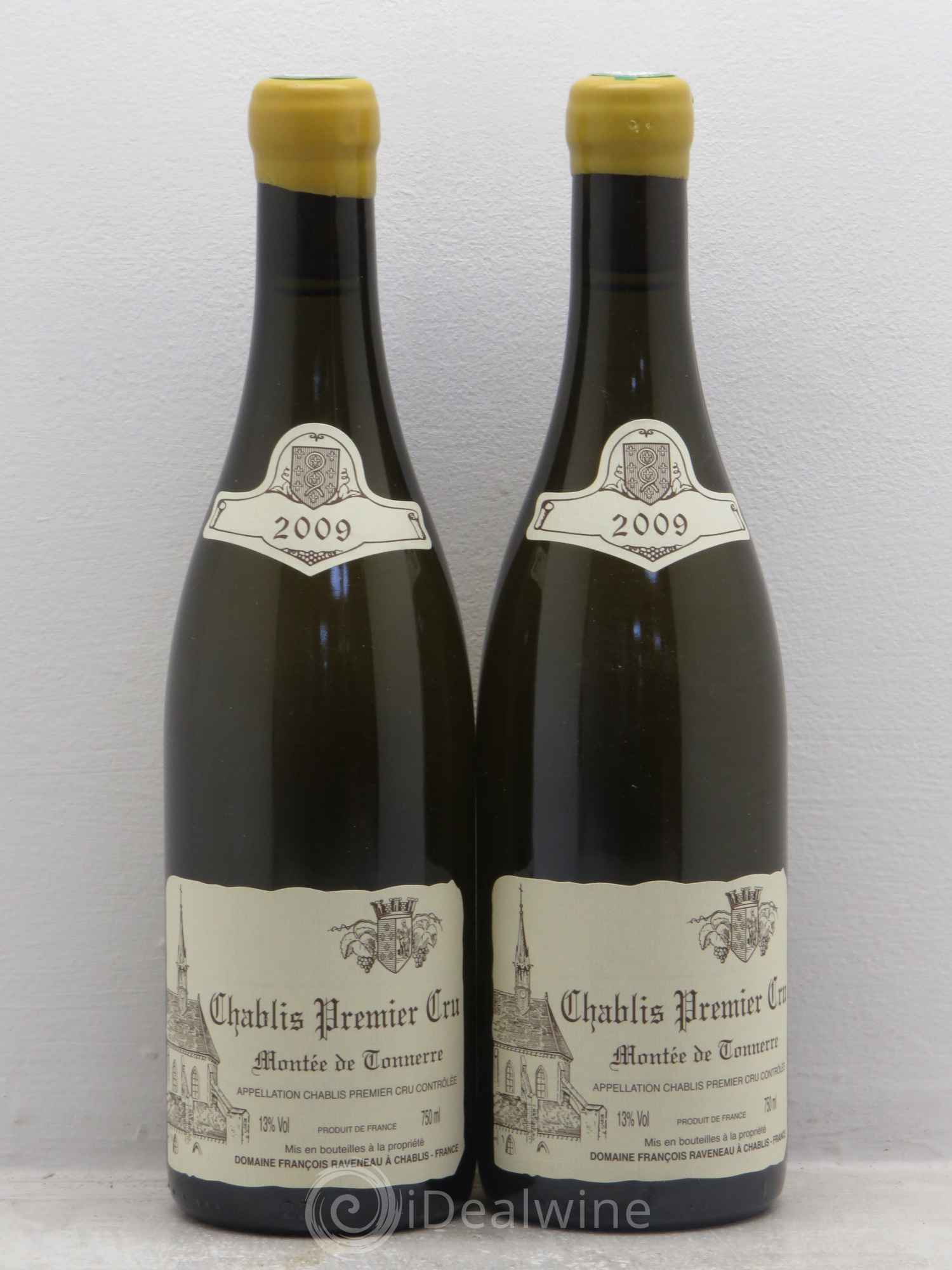 Chablis 1er Cru Montée de Tonnerre Raveneau (Domaine) 2009 - Lot de 2 bouteilles - 0