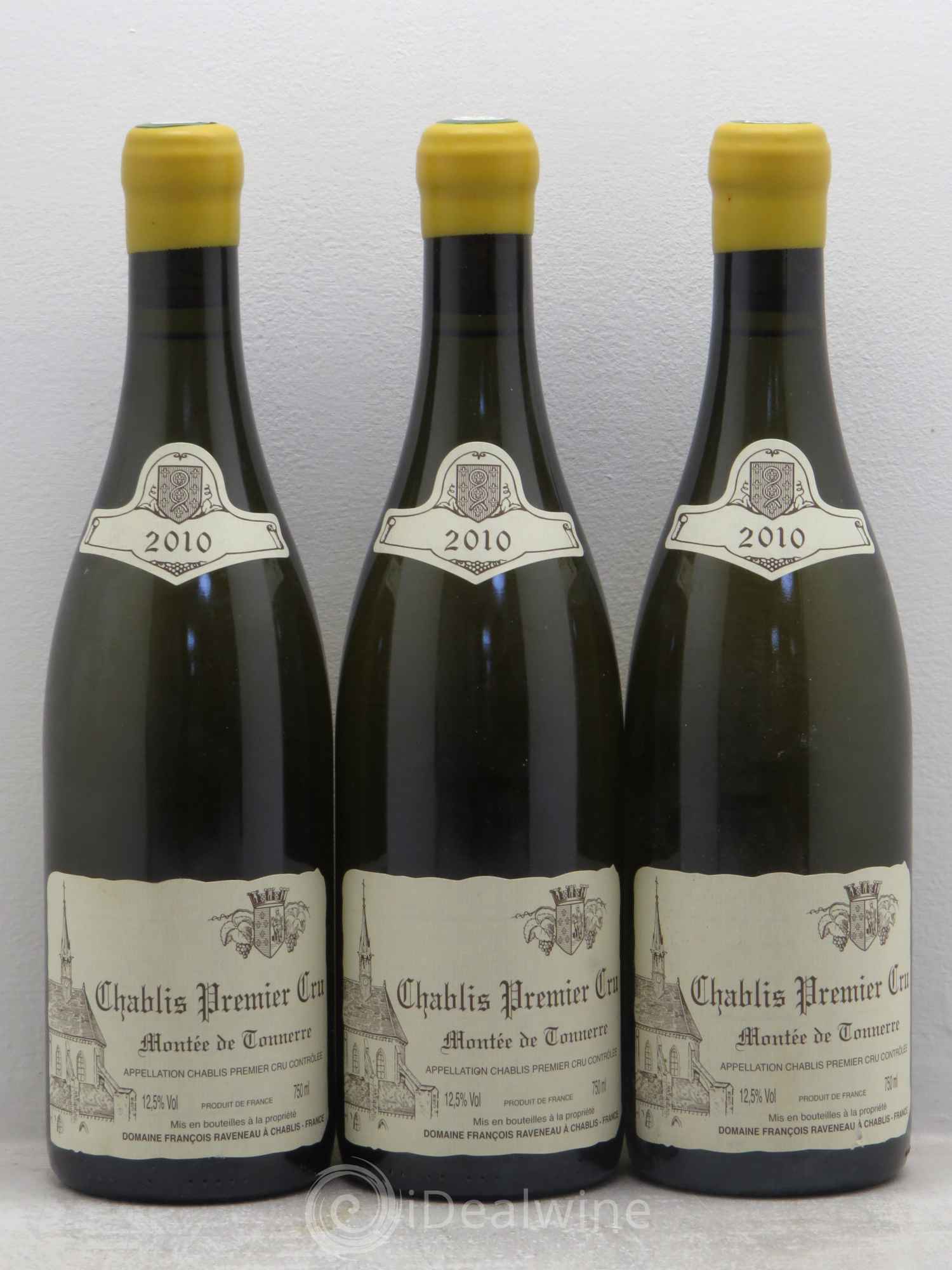 Chablis 1er Cru Montée de Tonnerre Raveneau (Domaine) 2010 - Lot de 3 bouteilles - 0