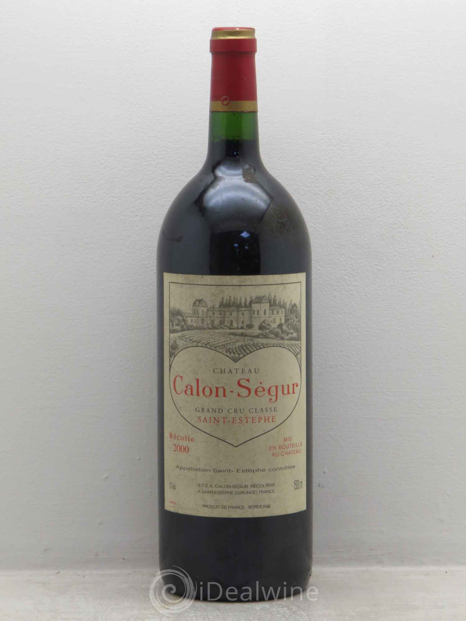 Château Calon Ségur 3ème Grand Cru Classé 2000 - Lot de 1 magnum - 0