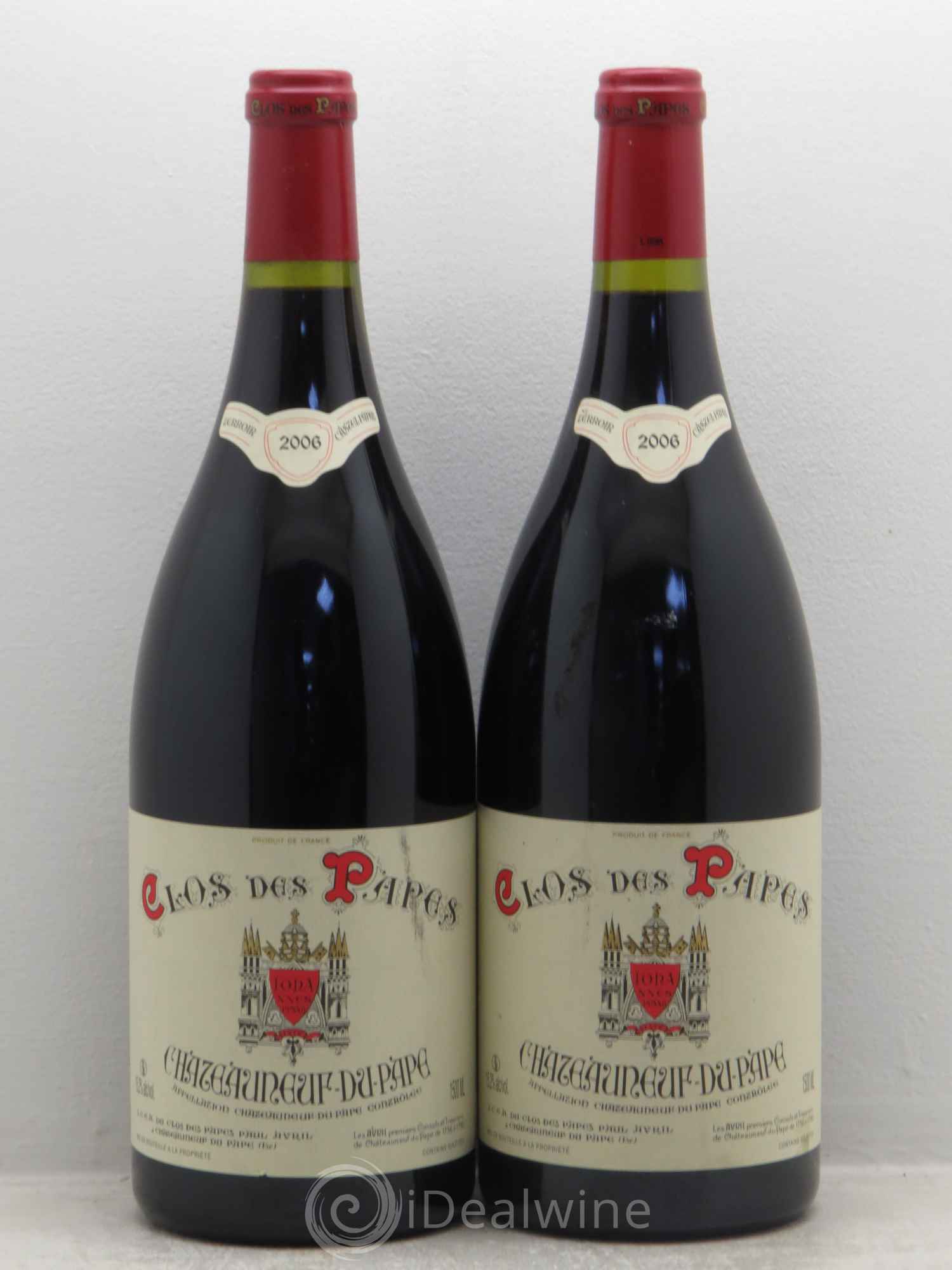 Châteauneuf-du-Pape Clos des Papes - Paul Avril 2006 - Lot de 2 magnums - 0