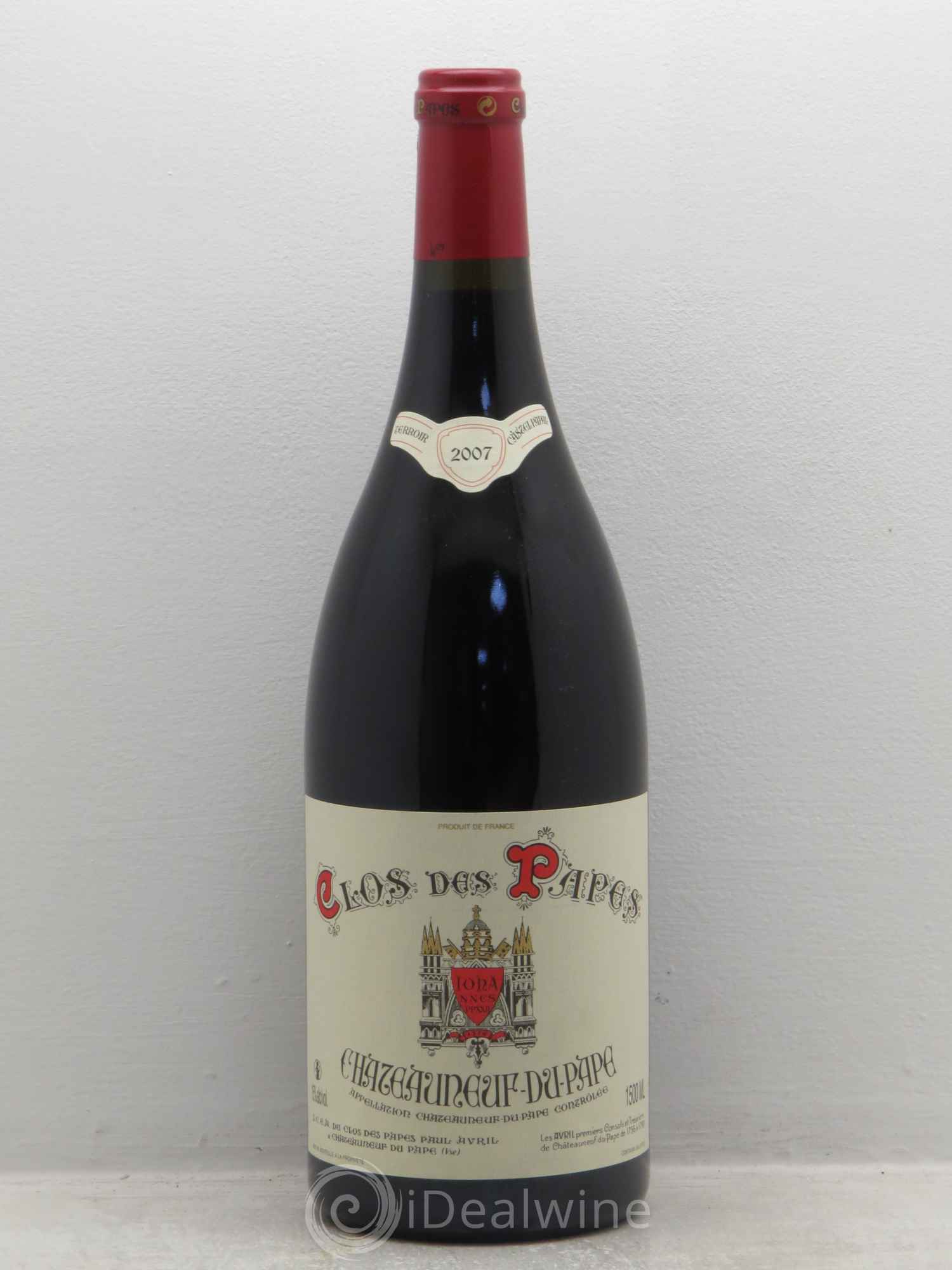 Châteauneuf-du-Pape Clos des Papes - Paul Avril 2007 - Lot de 1 magnum - 0