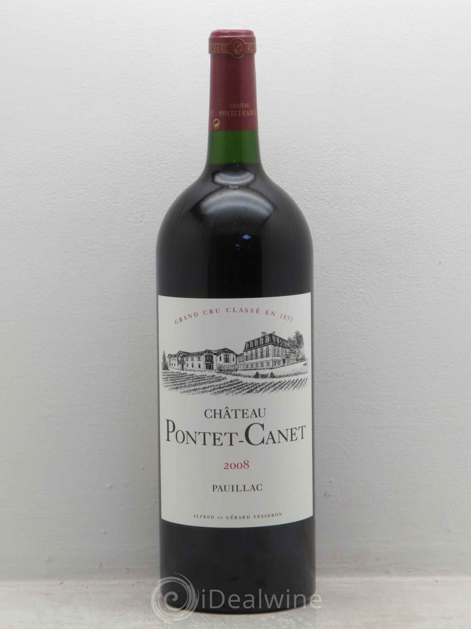Château Pontet Canet 5ème Grand Cru Classé 2008 - Lot de 1 magnum - 0