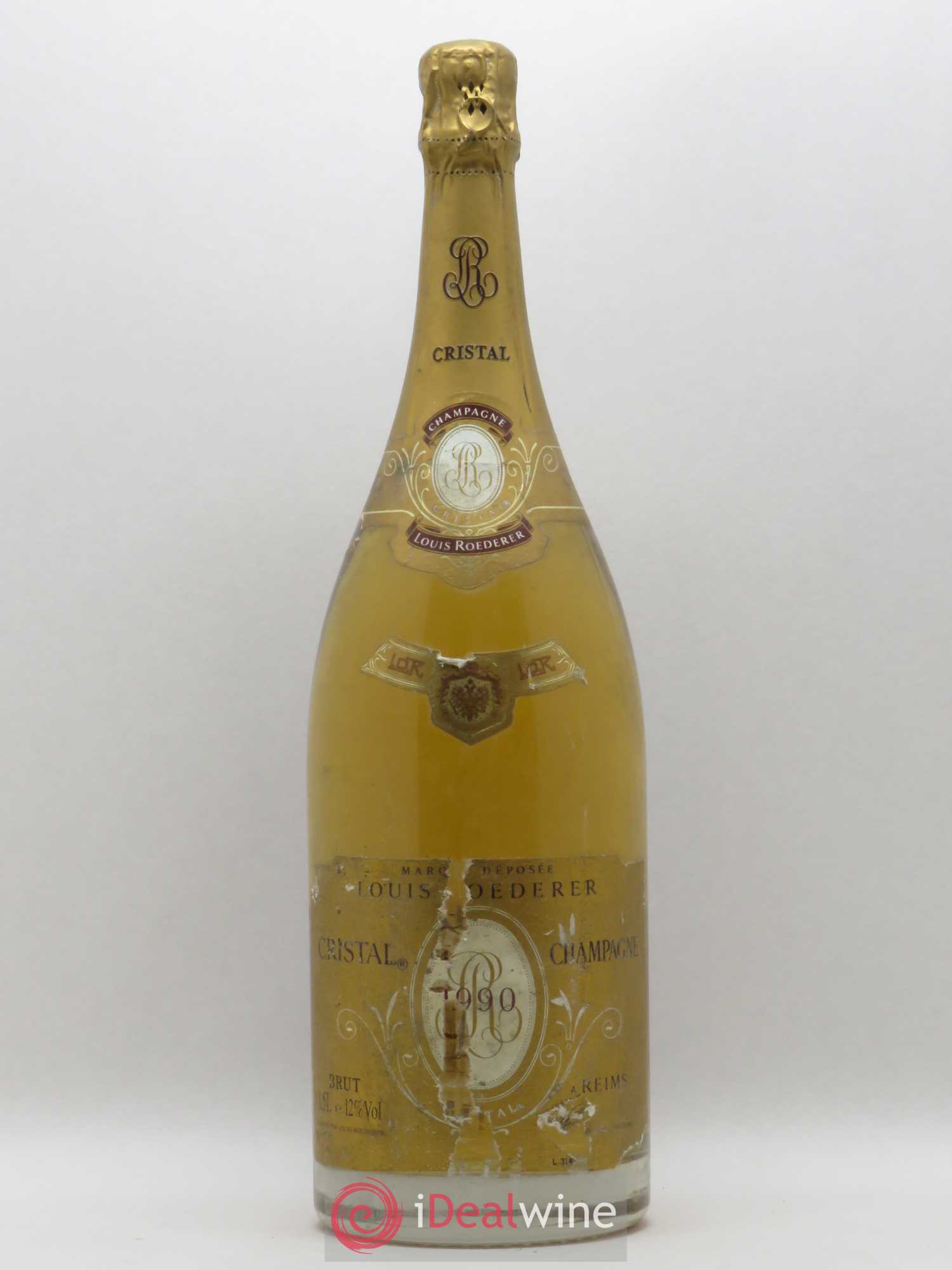 Cristal Louis Roederer 1990 - Lot de 1 magnum - 0