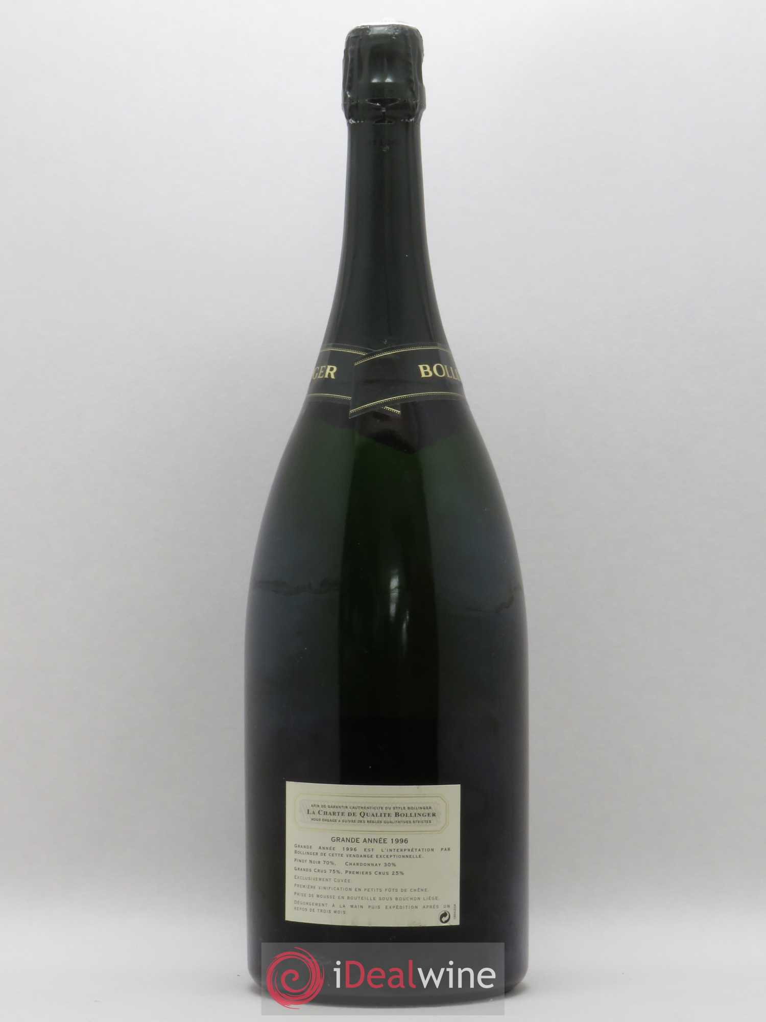 La Grande Année Brut Bollinger 1996 - Lot de 1 magnum - 1