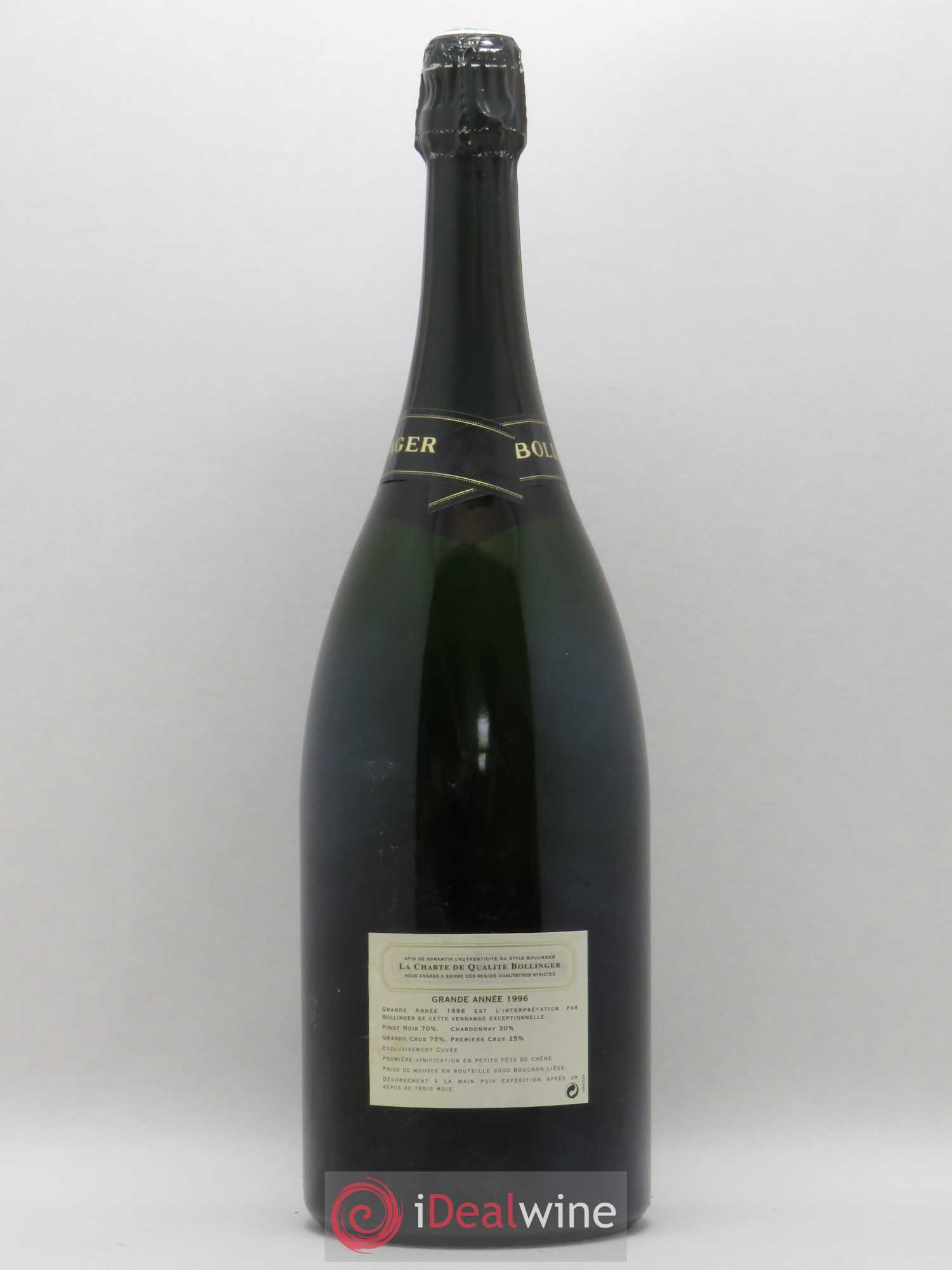 La Grande Année Brut Bollinger 1996 - Lot de 1 magnum - 1