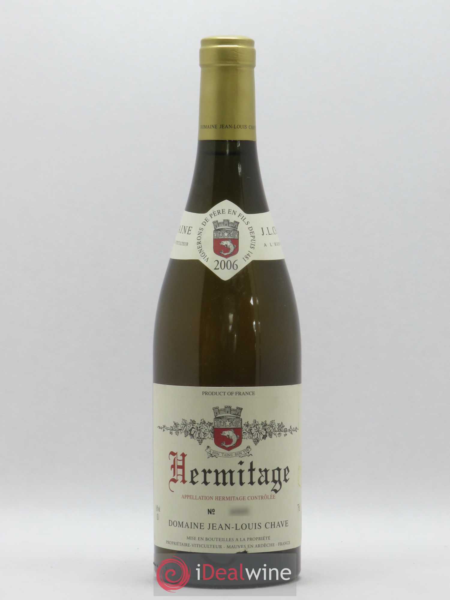 Hermitage Jean-Louis Chave 2006 - Lot de 1 bouteille - 0