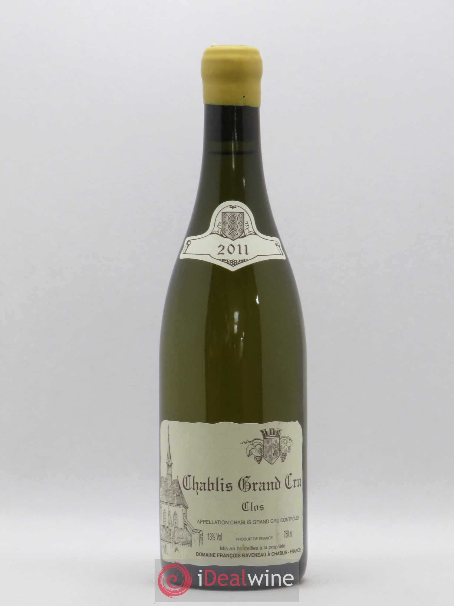 Chablis Grand Cru Clos Raveneau (Domaine) 2011 - Lot de 1 bouteille - 0