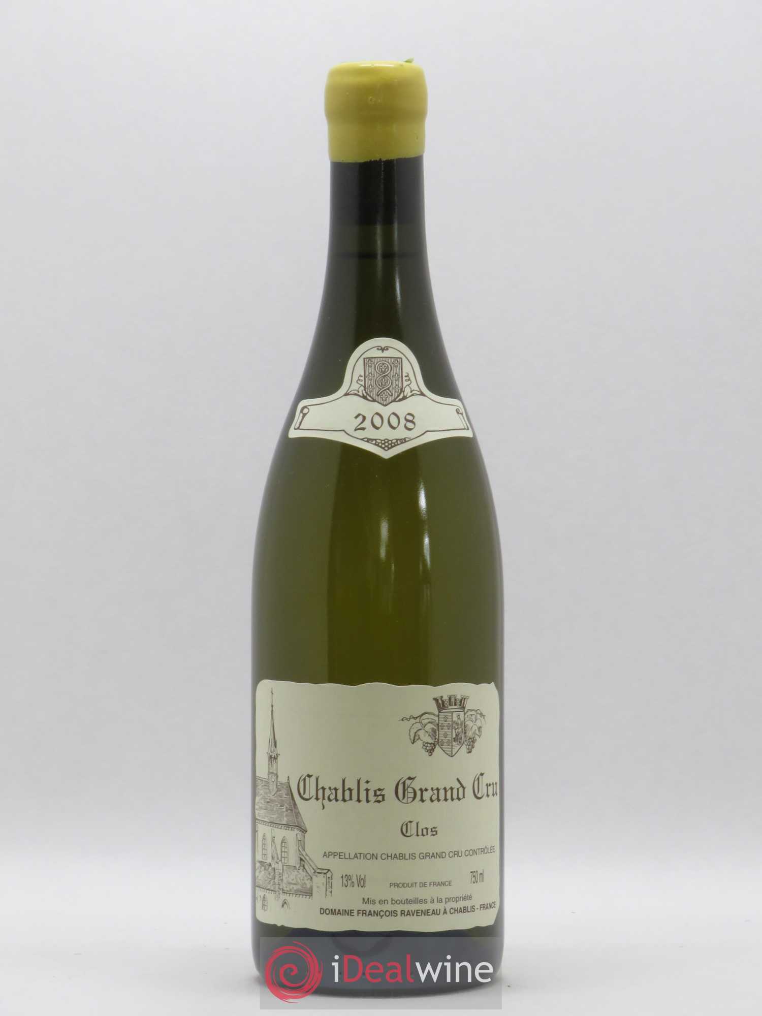 Chablis Grand Cru Clos Raveneau (Domaine) 2008 - Posten von 1 Flasche - 0