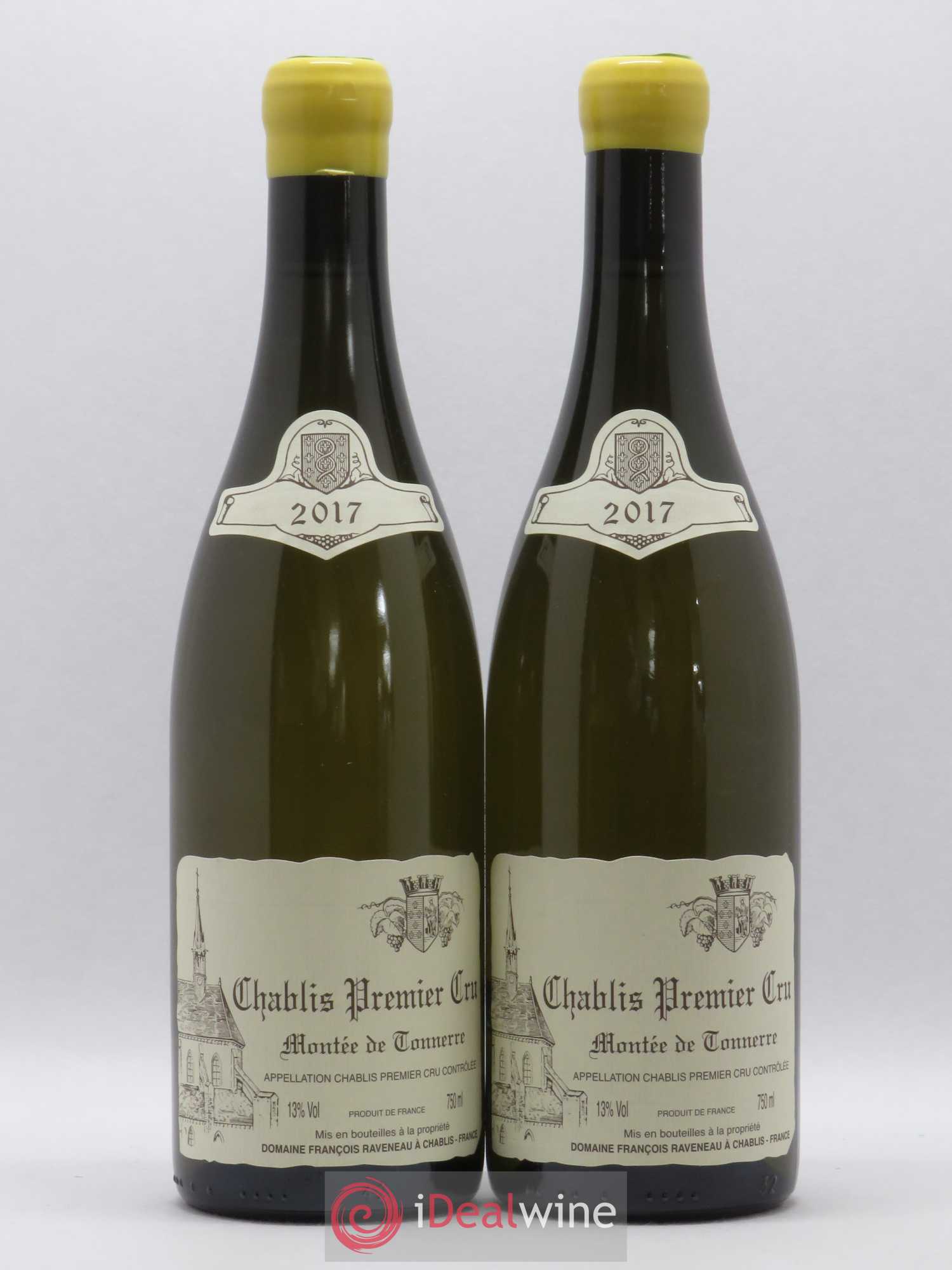 Chablis 1er Cru Montée de Tonnerre Raveneau (Domaine) 2017 - Lot de 2 bouteilles - 0
