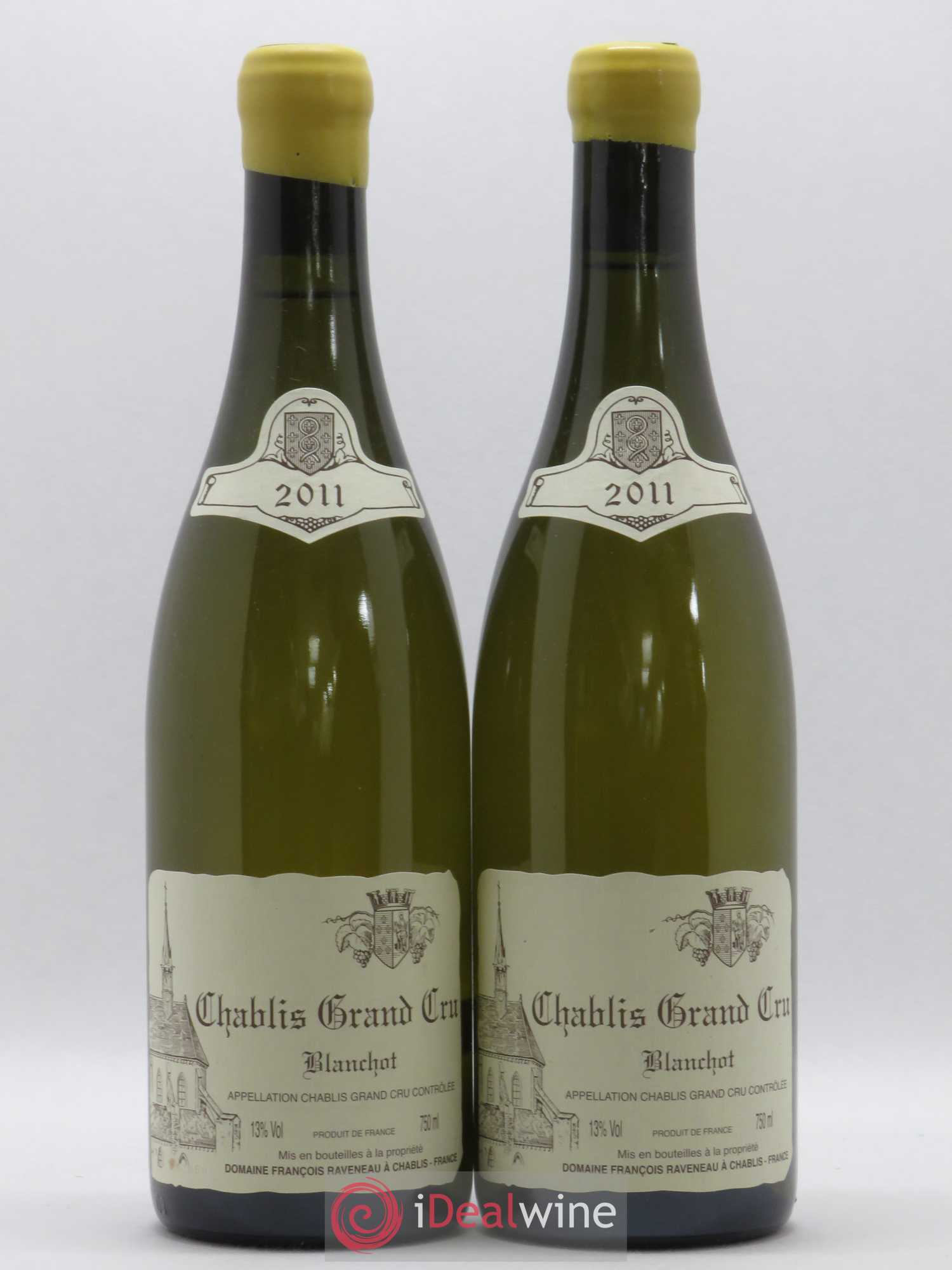 Chablis Grand Cru Blanchot Raveneau (Domaine) 2011 - Lot de 2 bouteilles - 0