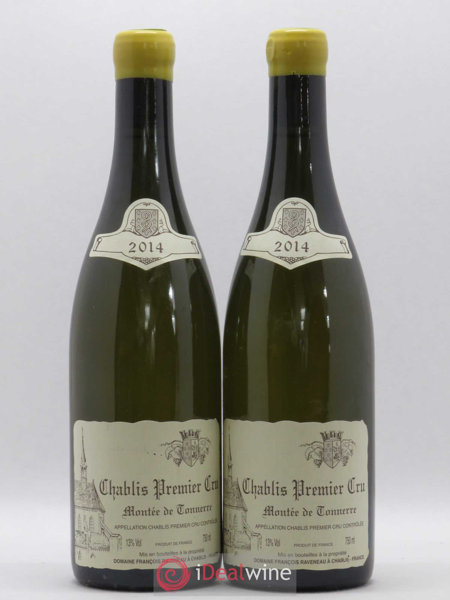 Chablis 1er Cru Montée de Tonnerre Raveneau (Domaine) 2014 - Lot de 2 bouteilles - 0