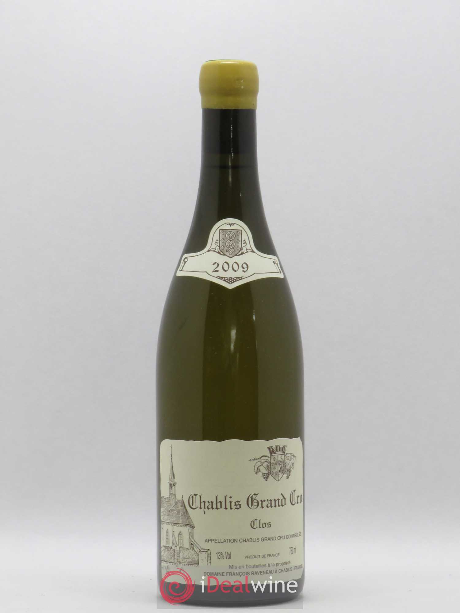 Chablis Grand Cru Clos Raveneau (Domaine) 2009 - Lot de 1 bouteille - 0