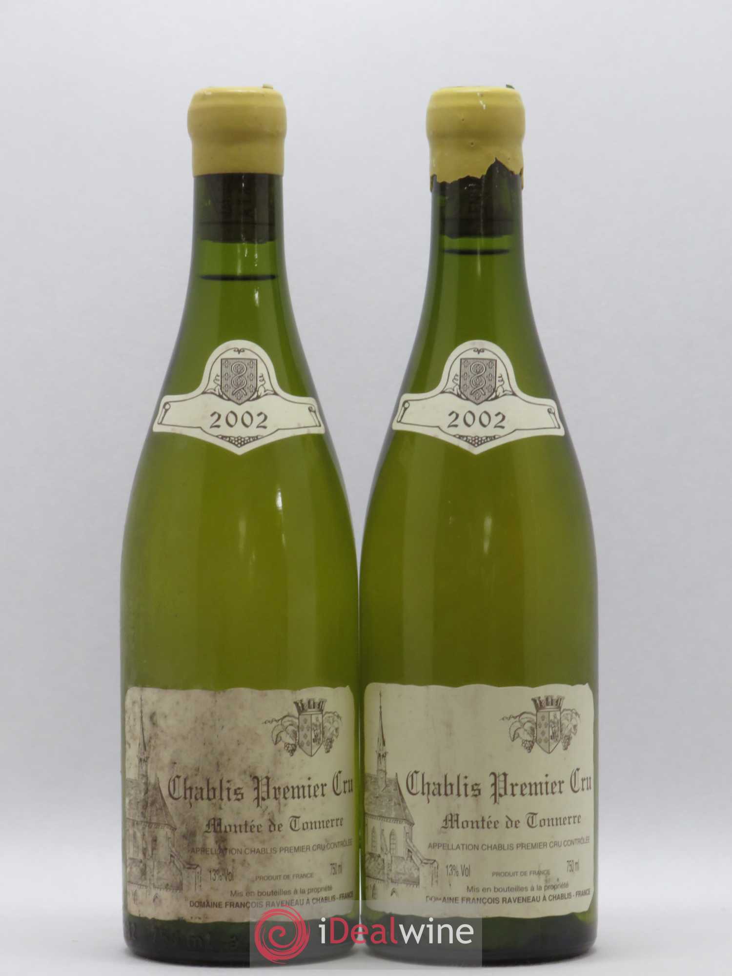 Chablis 1er Cru Montée de Tonnerre Raveneau (Domaine) 2002 - Lot de 2 bouteilles - 0