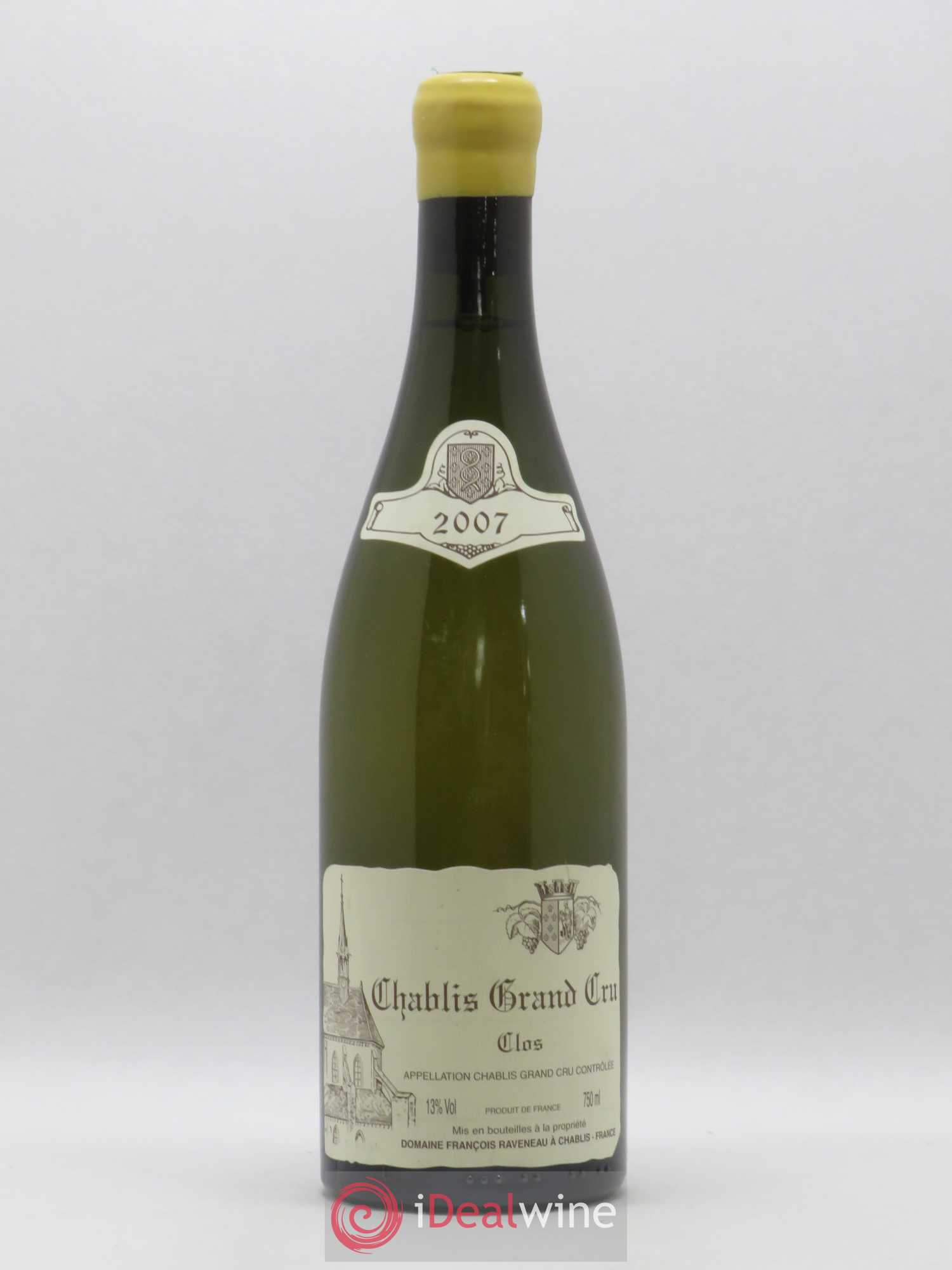 Chablis Grand Cru Clos Raveneau (Domaine) 2007 - Posten von 1 Flasche - 0