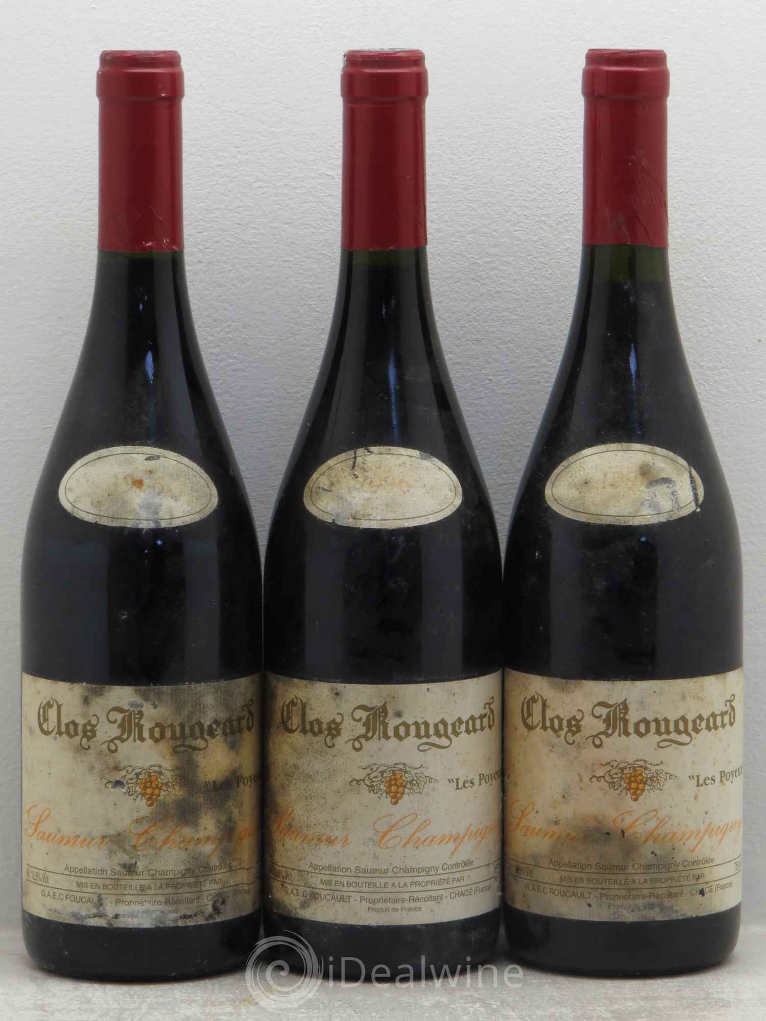 Saumur-Champigny Les Poyeux Clos Rougeard 1996 - Lot de 3 bouteilles - 0