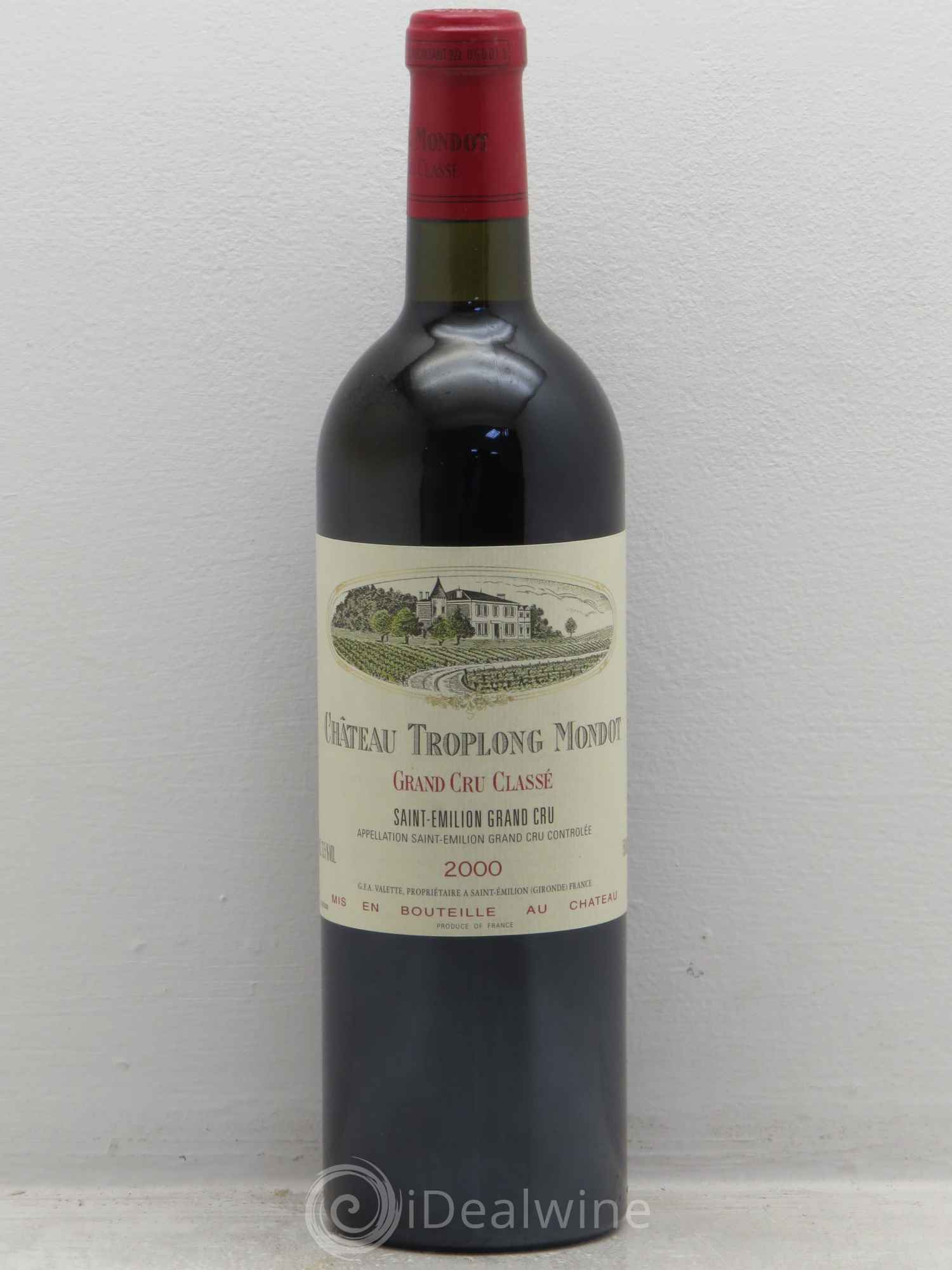 Château Troplong Mondot 1er Grand Cru Classé B 2000 - Lot de 6 bouteilles - 0