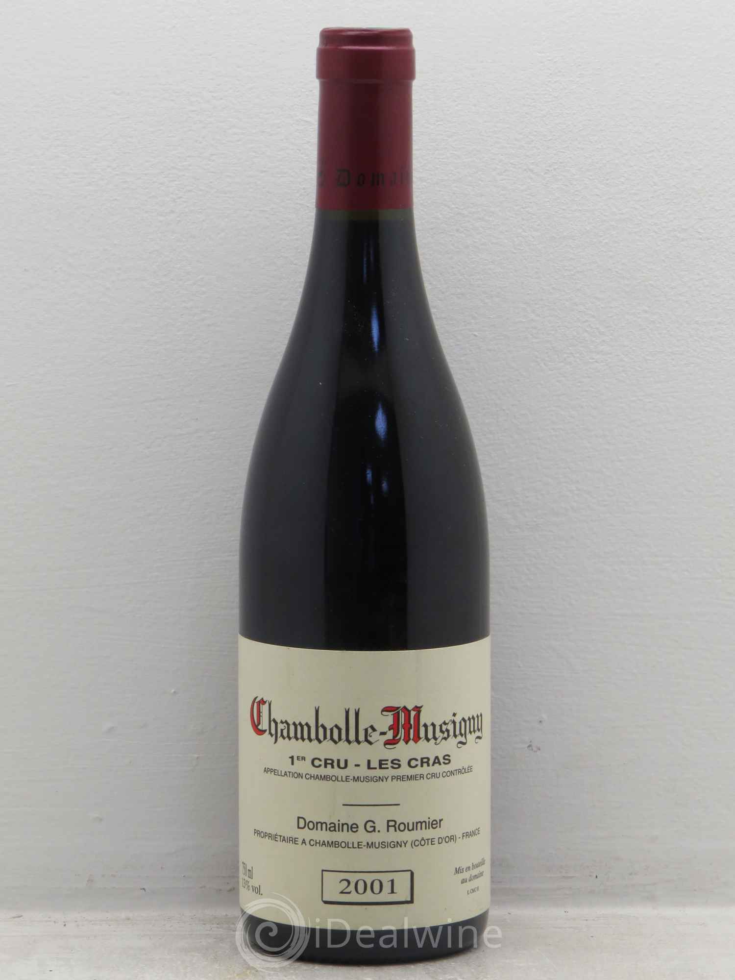 Chambolle-Musigny 1er Cru Les Cras Georges Roumier (Domaine) 2001 - Lot de 1 bouteille - 0
