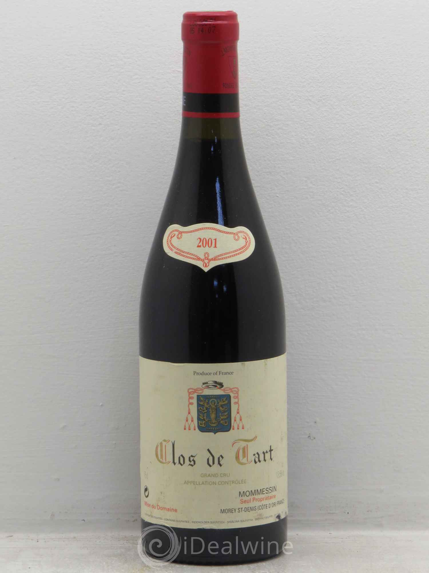 Clos de Tart Grand Cru Clos de Tart 2001 - Lot de 1 bouteille - 0