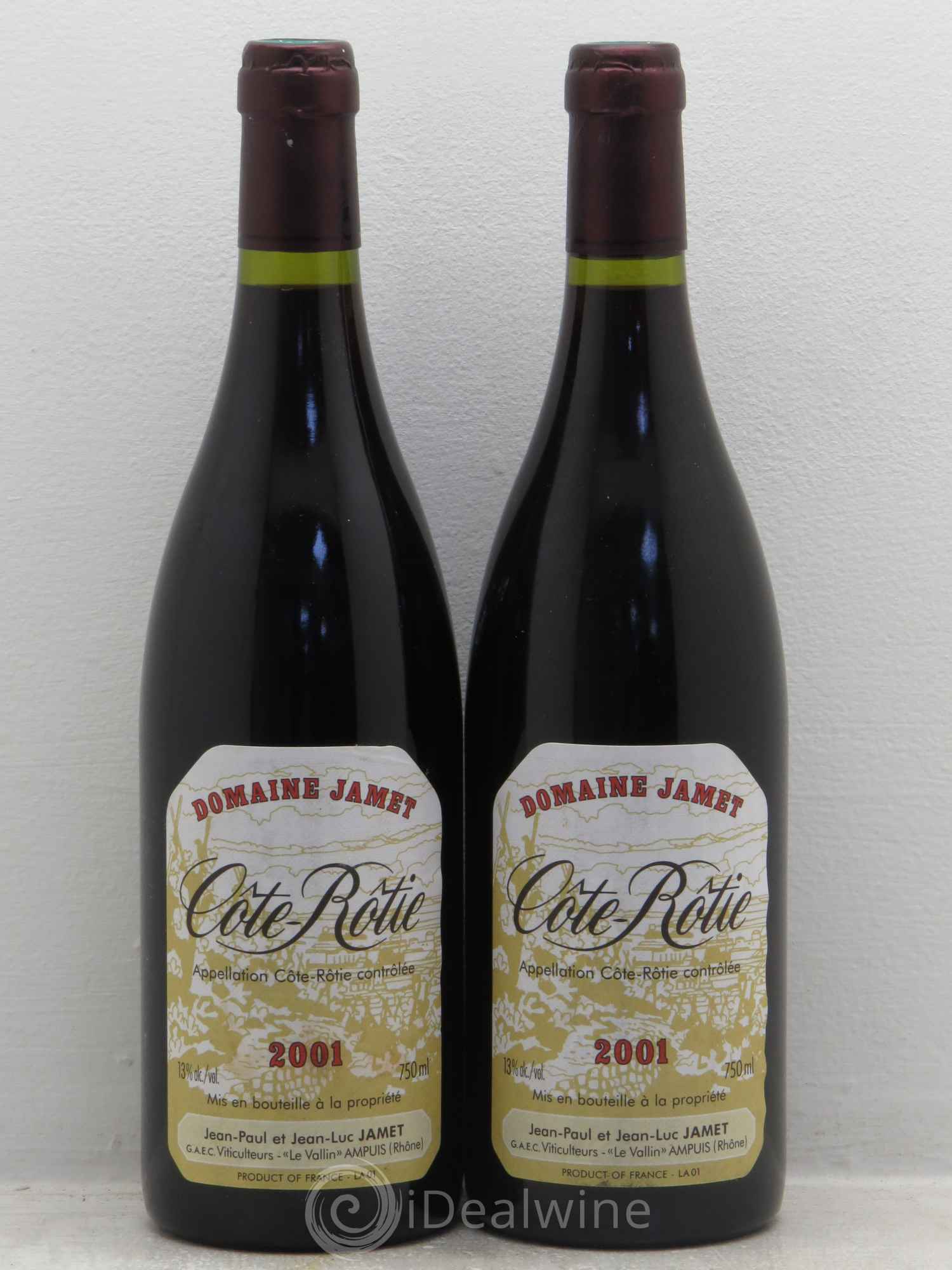 Côte-Rôtie Jamet (Domaine) 2001 - Lot de 2 bouteilles - 0