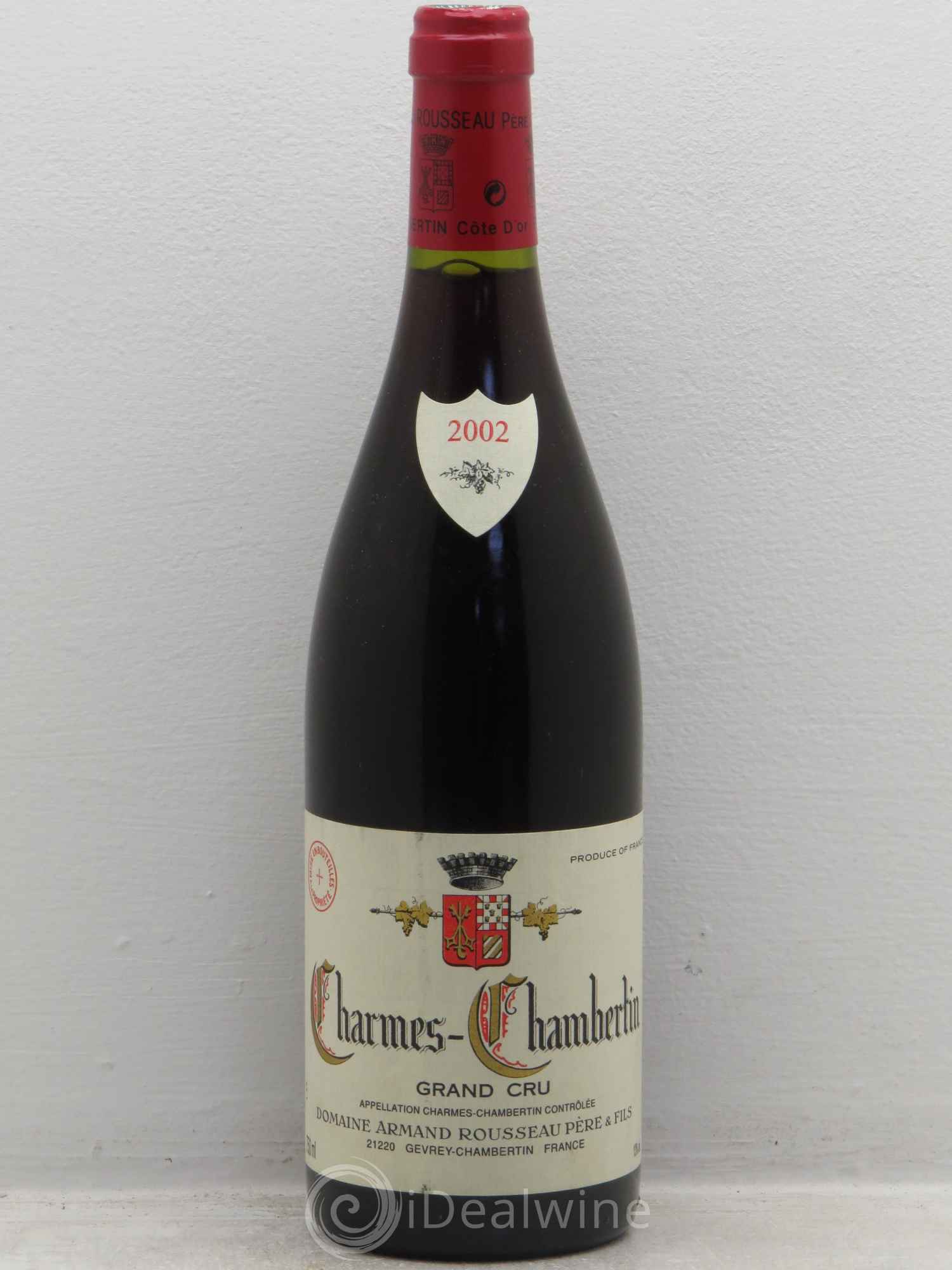 Charmes-Chambertin Grand Cru Armand Rousseau (Domaine) 2002 - Lot de 1 bouteille - 0