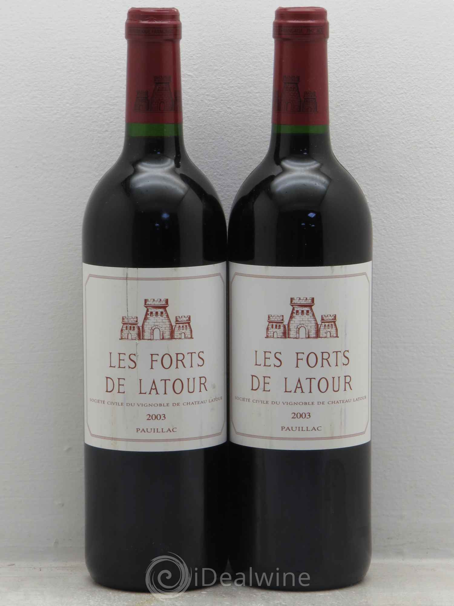 Les Forts de Latour Second Vin 2003 - Lot de 2 bouteilles - 0