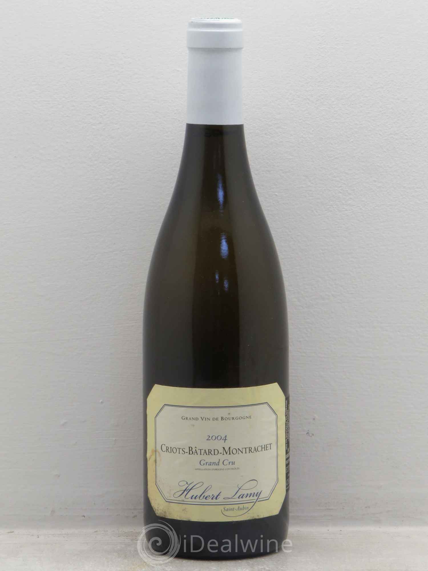 Criots-Bâtard-Montrachet Grand Cru Hubert Lamy 2004 - Lot de 1 bouteille - 0
