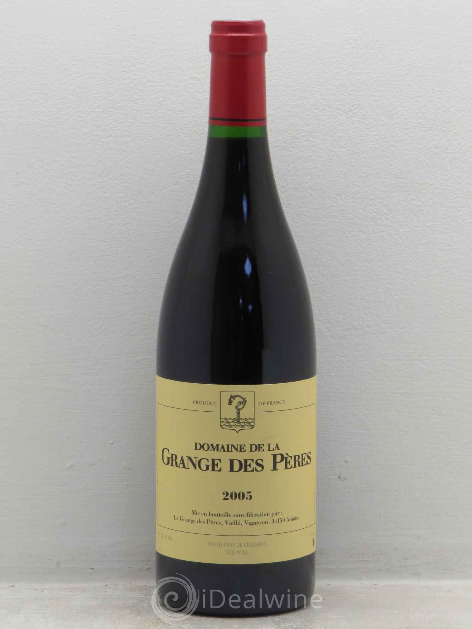 Pays d'Hérault Grange des Pères Laurent Vaillé 2005 - Lot de 1 bouteille - 0