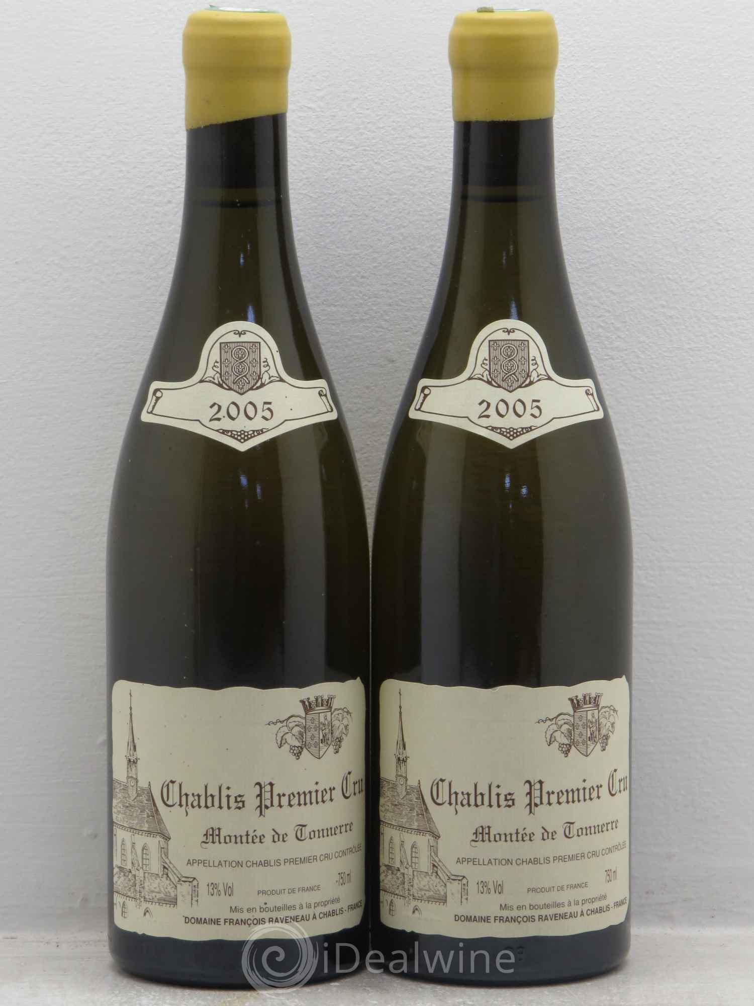Chablis 1er Cru Montée de Tonnerre Raveneau (Domaine) 2005 - Lot de 2 bouteilles - 0