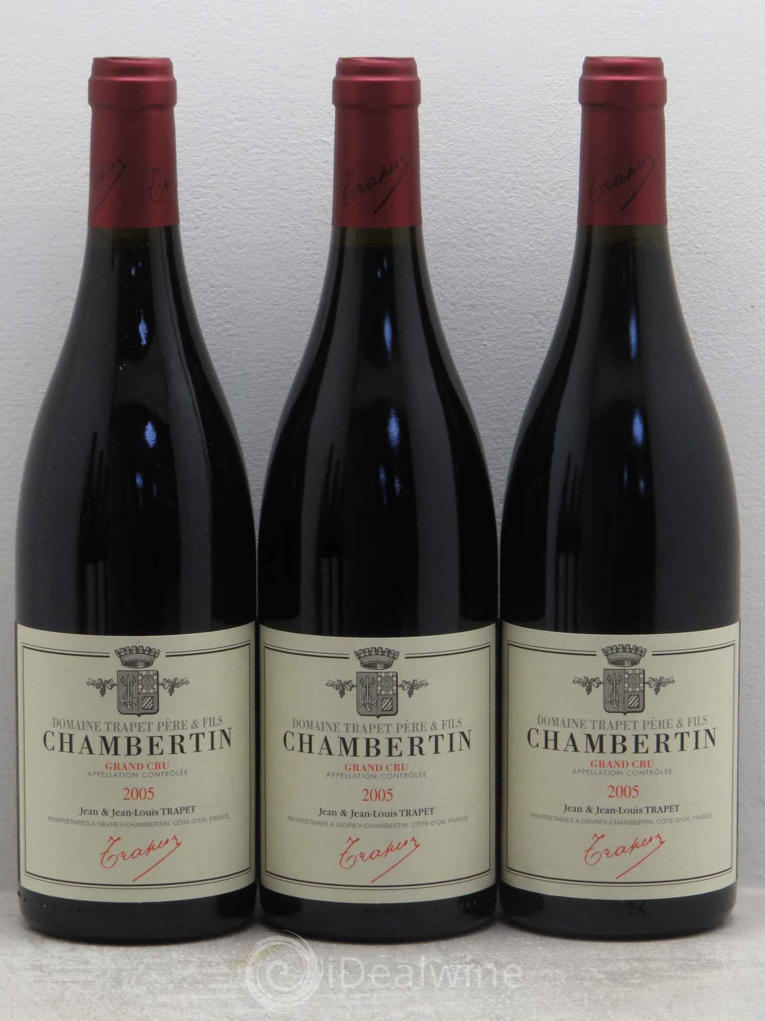 Chambertin Grand Cru Domaine Trapet 2005 - Lot de 6 bouteilles - 1
