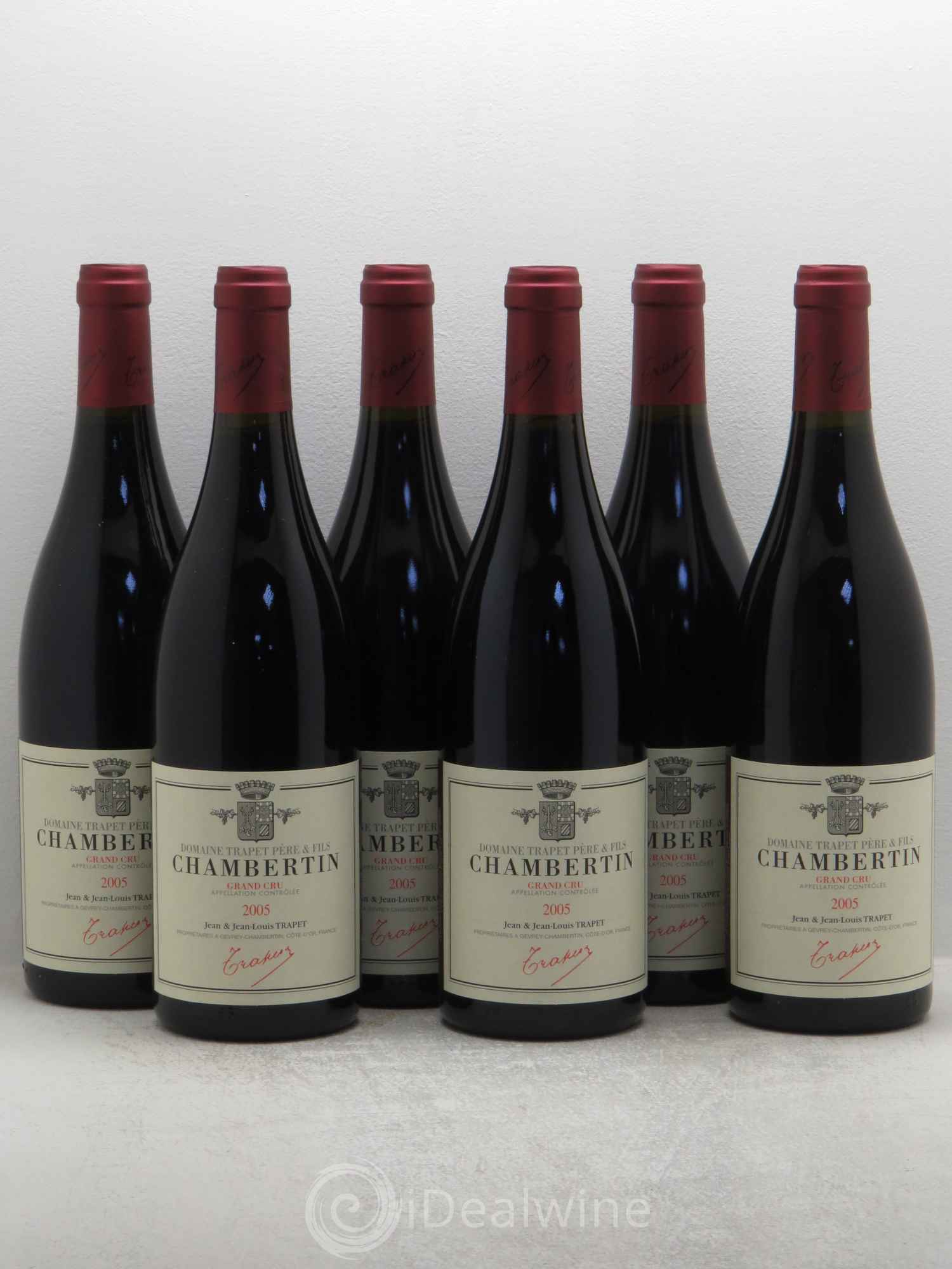 Chambertin Grand Cru Domaine Trapet 2005 - Lot de 6 bouteilles - 0