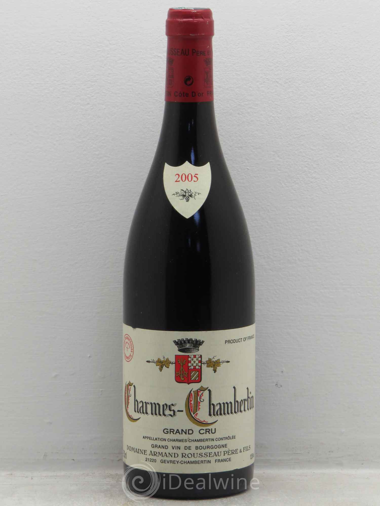 Charmes-Chambertin Grand Cru Armand Rousseau (Domaine) 2005 - Lot de 1 bouteille - 0