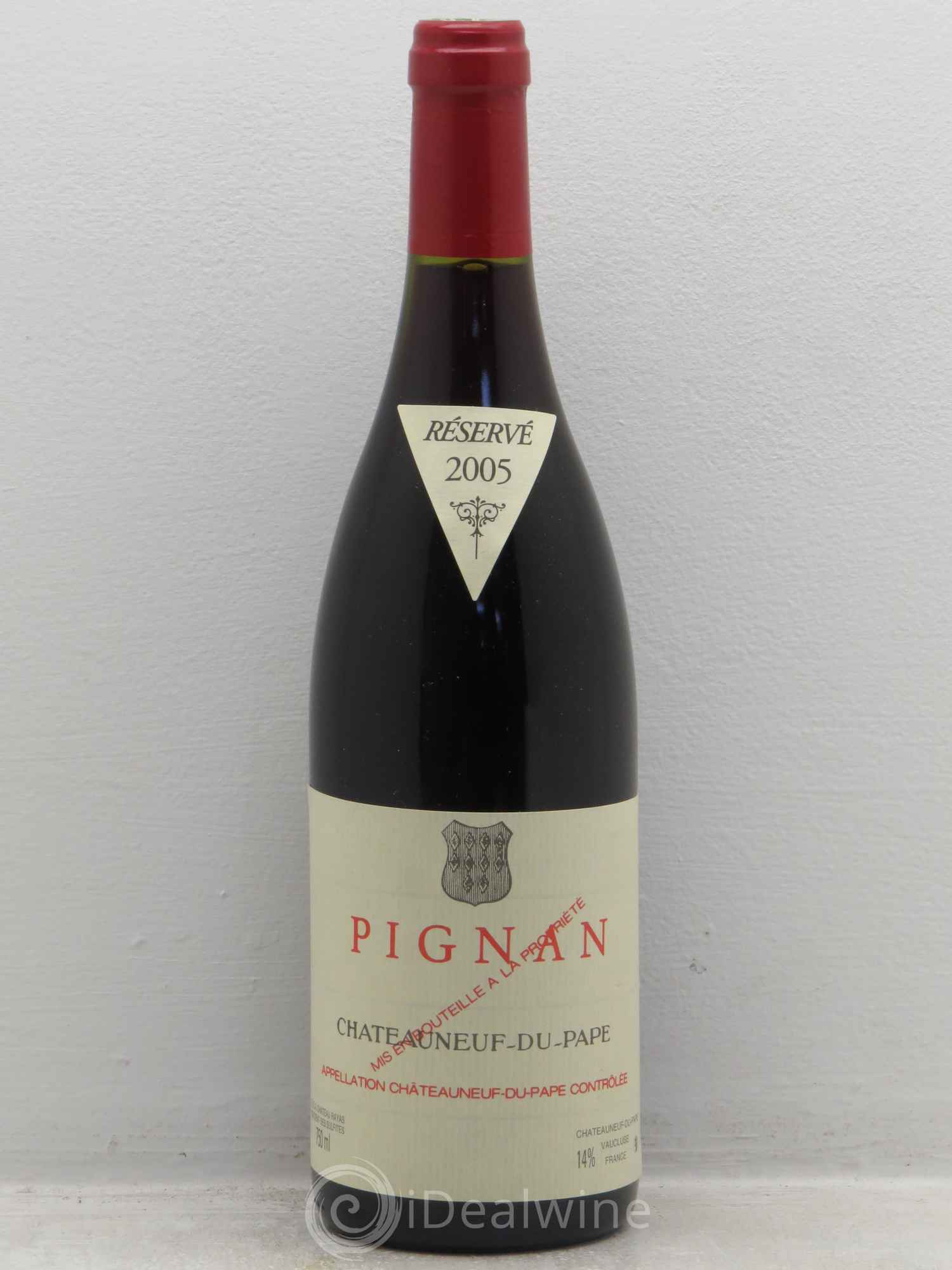 Châteauneuf-du-Pape Pignan Emmanuel Reynaud 2005 - Lot de 1 bouteille - 0