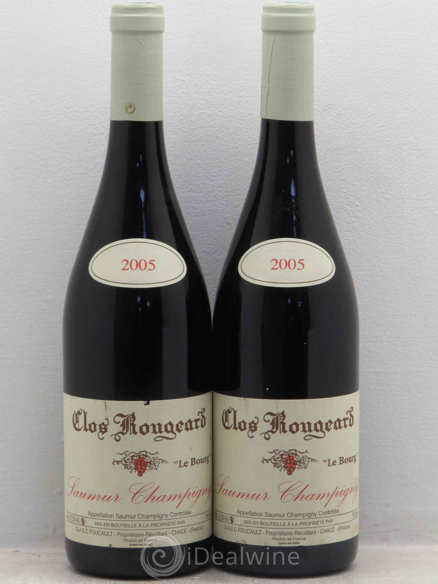 Saumur-Champigny Le Bourg Clos Rougeard 2005 - Lot de 2 bouteilles - 0