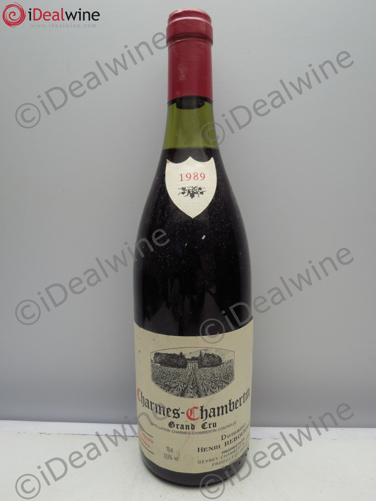 Charmes-Chambertin Grand Cru Henri Rebourseau 1989 - Lot de 1 bouteille - 0