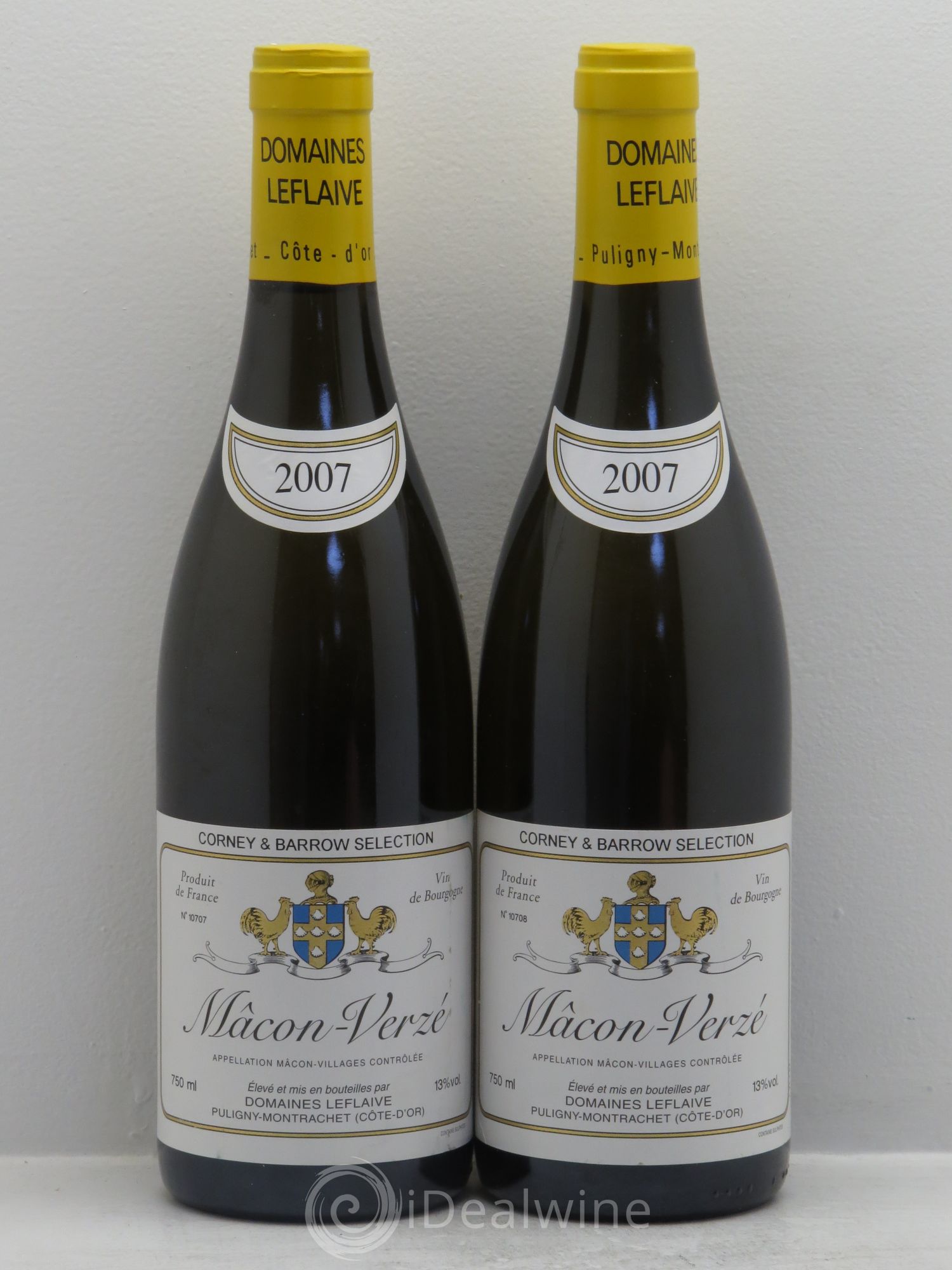 Mâcon Verzé Leflaive (Domaine) 2007 - Lot de 2 bouteilles - 0