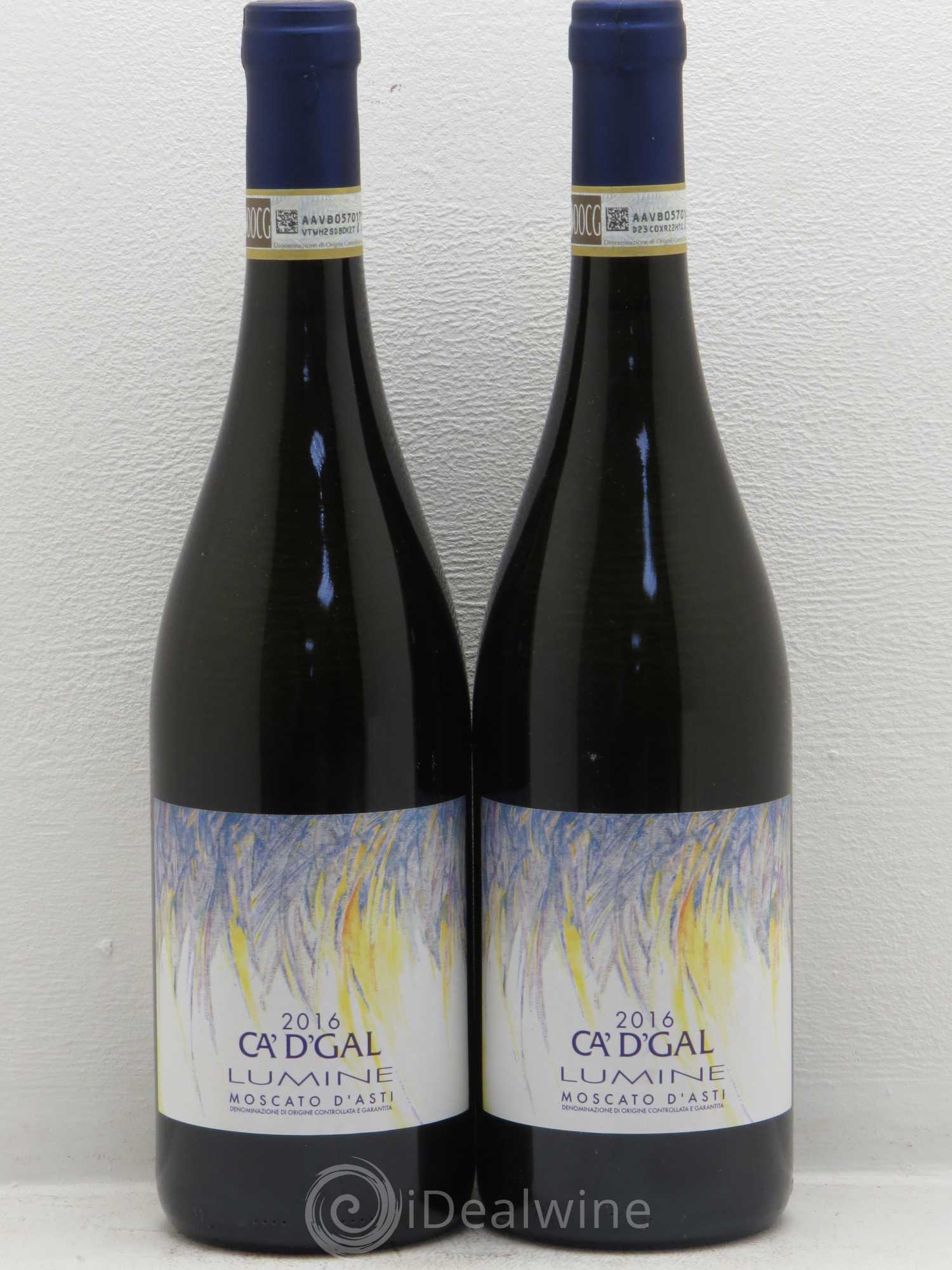 Italie Moscato d'Asti Ca'd'gal (sans prix de réserve) 2016 - Posten von 2 Flaschen - 0
