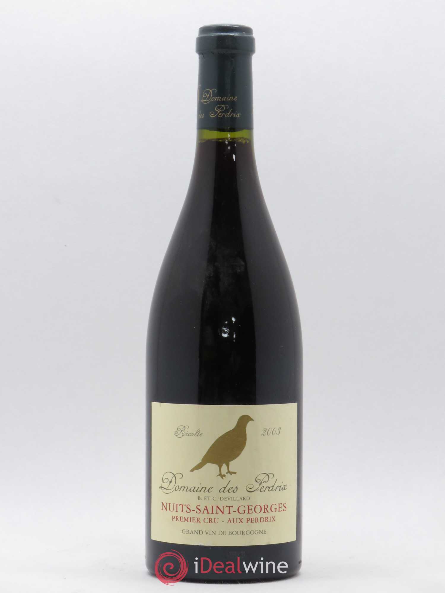 Nuits-Saint-Georges 1er Cru Aux Perdrix Perdrix (Domaine des) 2003 - Lot de 1 bouteille - 0