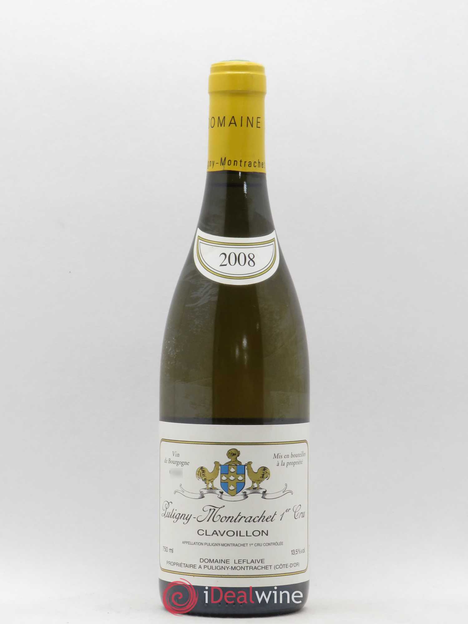 Puligny-Montrachet 1er Cru Clavoillon Leflaive (Domaine) 2008 - Lot de 1 bouteille - 0