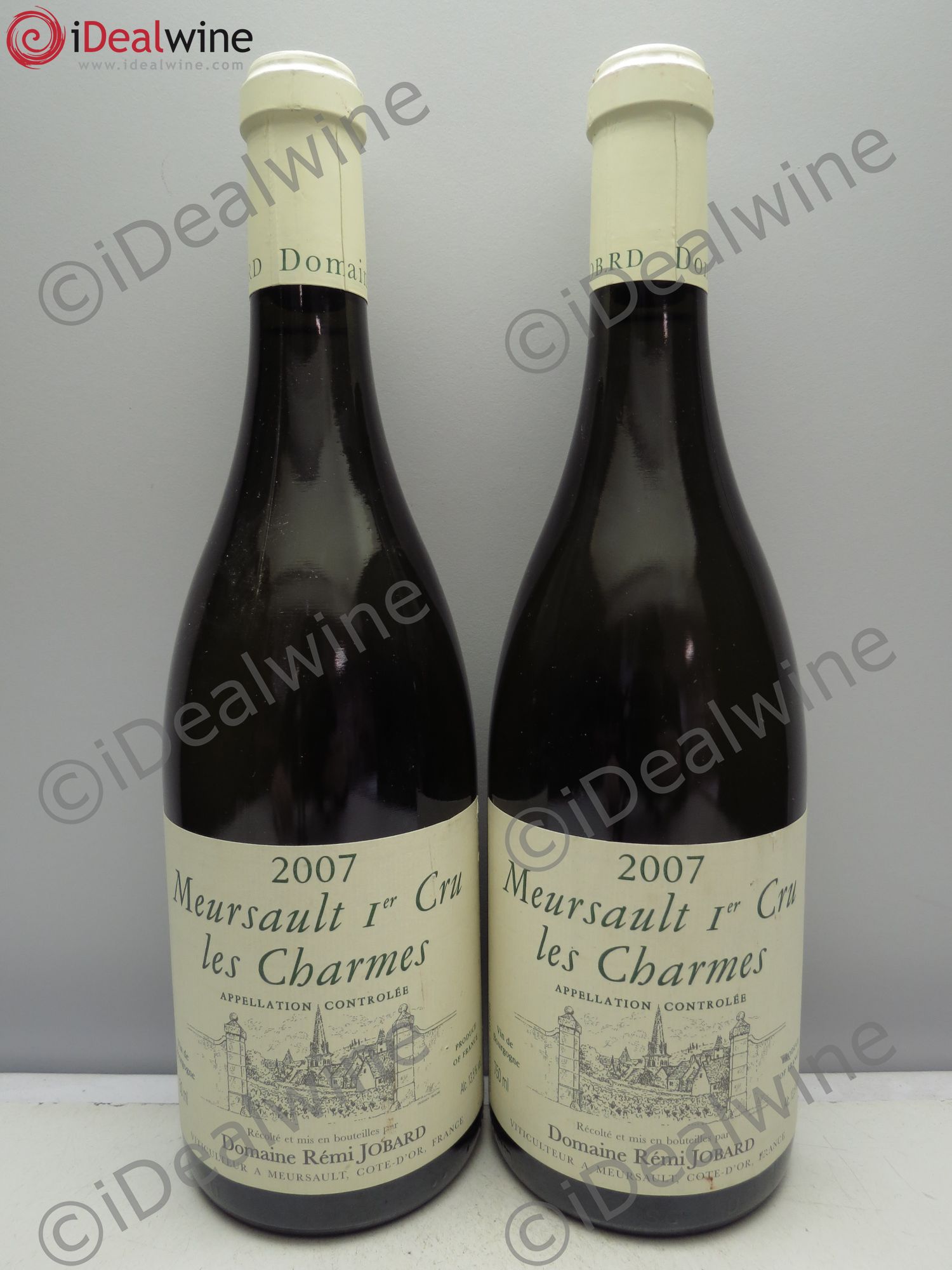 Meursault 1er Cru R.Jobard 2007 - Lot de 2 bouteilles - 0