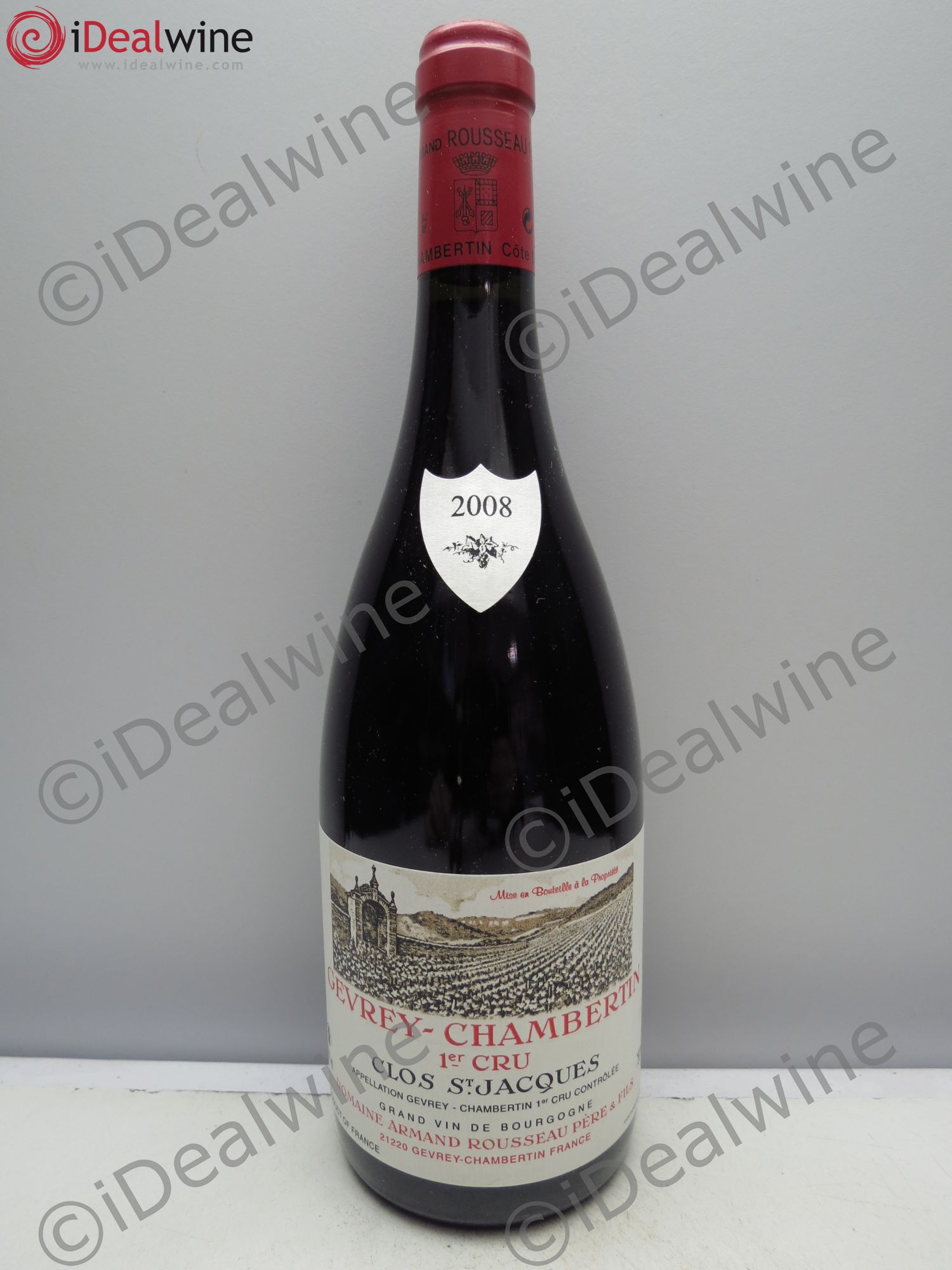 Gevrey-Chambertin 1er Cru Clos Saint-Jacques Armand Rousseau (Domaine) 2008 - Lot de 1 bouteille - 0