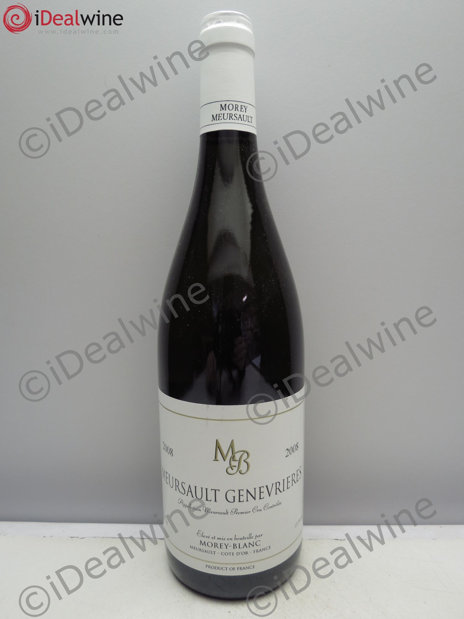 Meursault 1er Cru Morey-Blanc (sans prix de réserve / no reserve) 2008 - Posten von 1 Flasche - 0