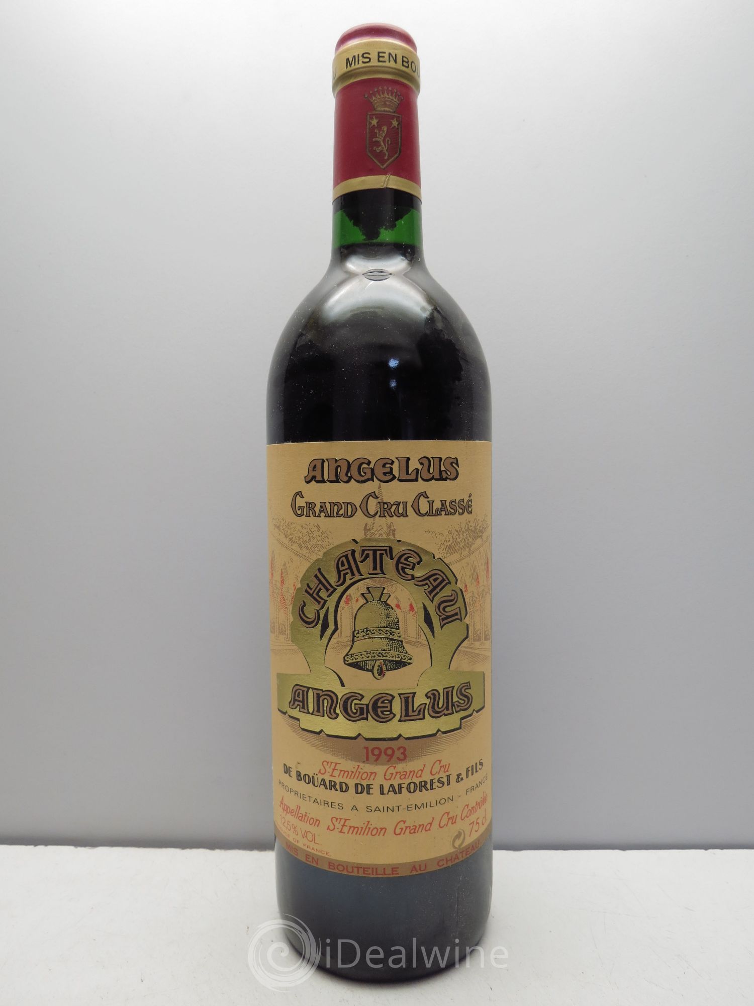 Château Angélus 1er Grand Cru Classé A 1993 - Lot de 1 bouteille - 0