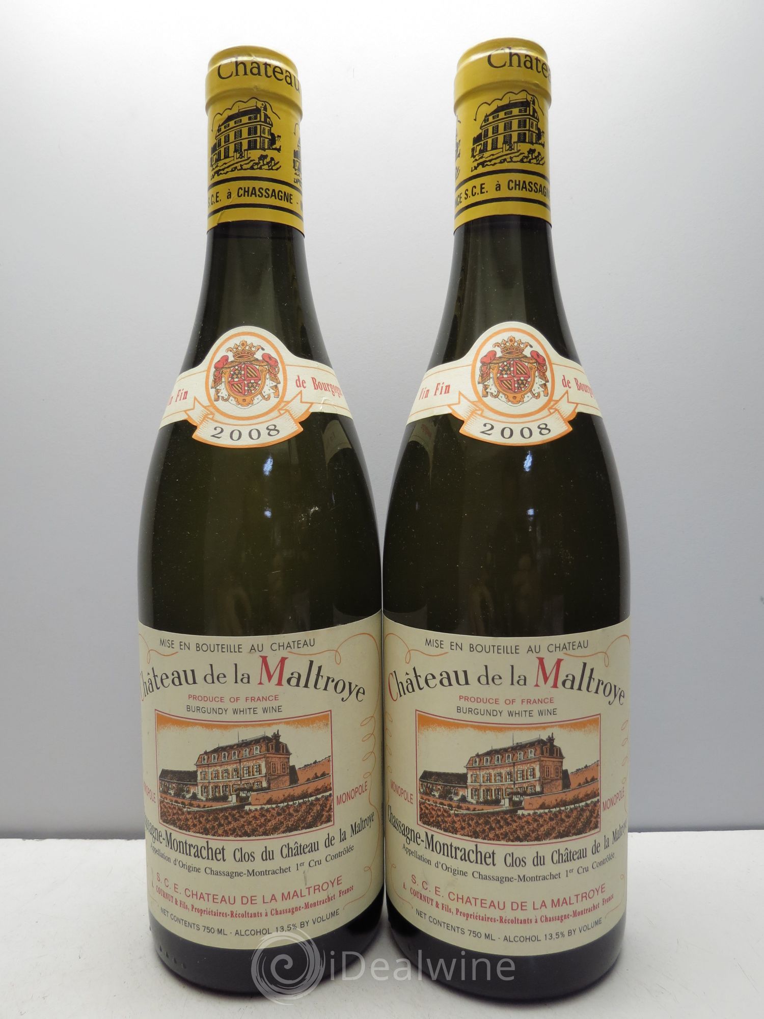 Chassagne-Montrachet Clos du Château 2008 - Posten von 2 Flaschen - 0