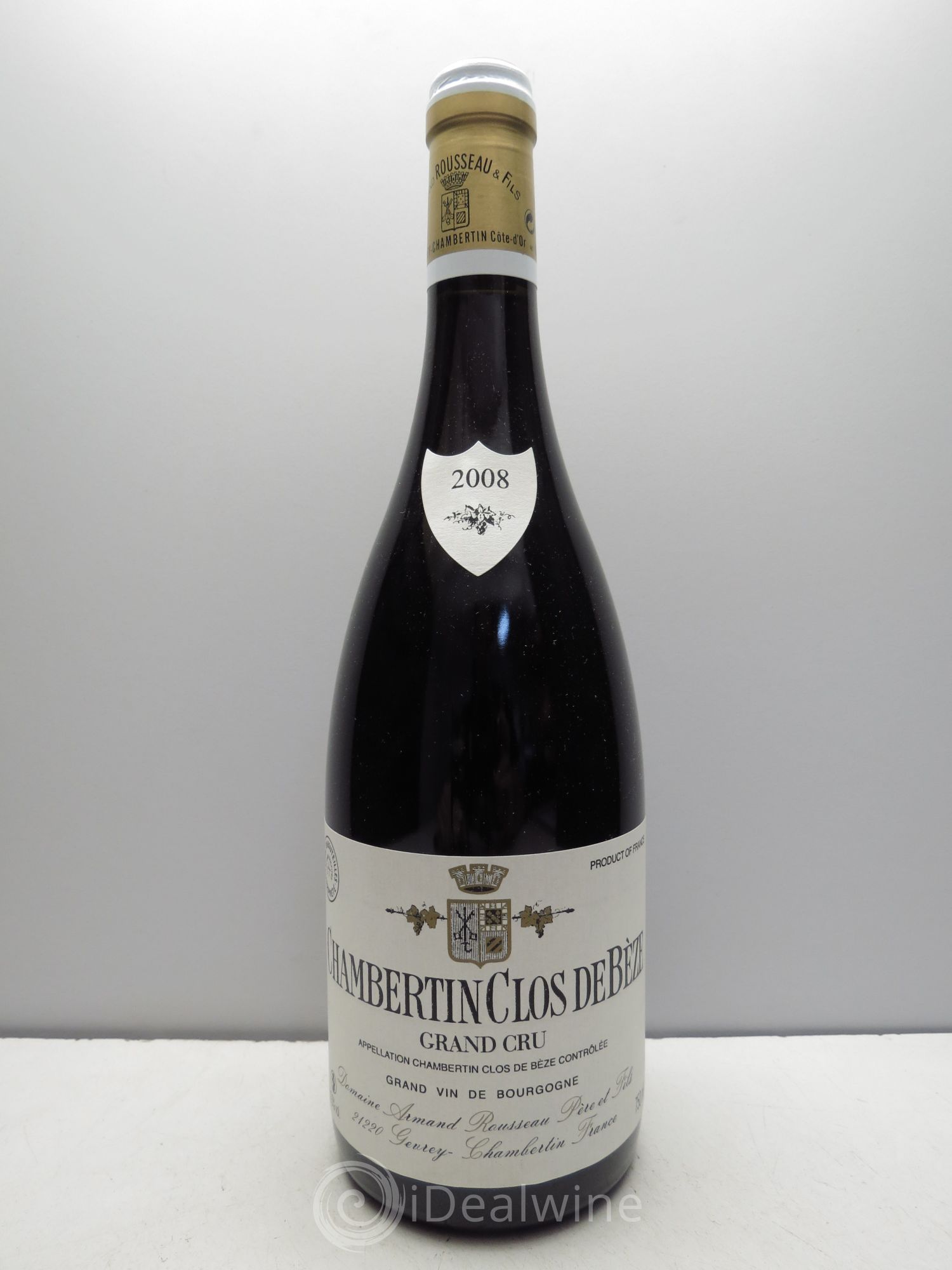 Chambertin Clos de Bèze Grand Cru Armand Rousseau (Domaine) 2008 - Lot de 1 bouteille - 0