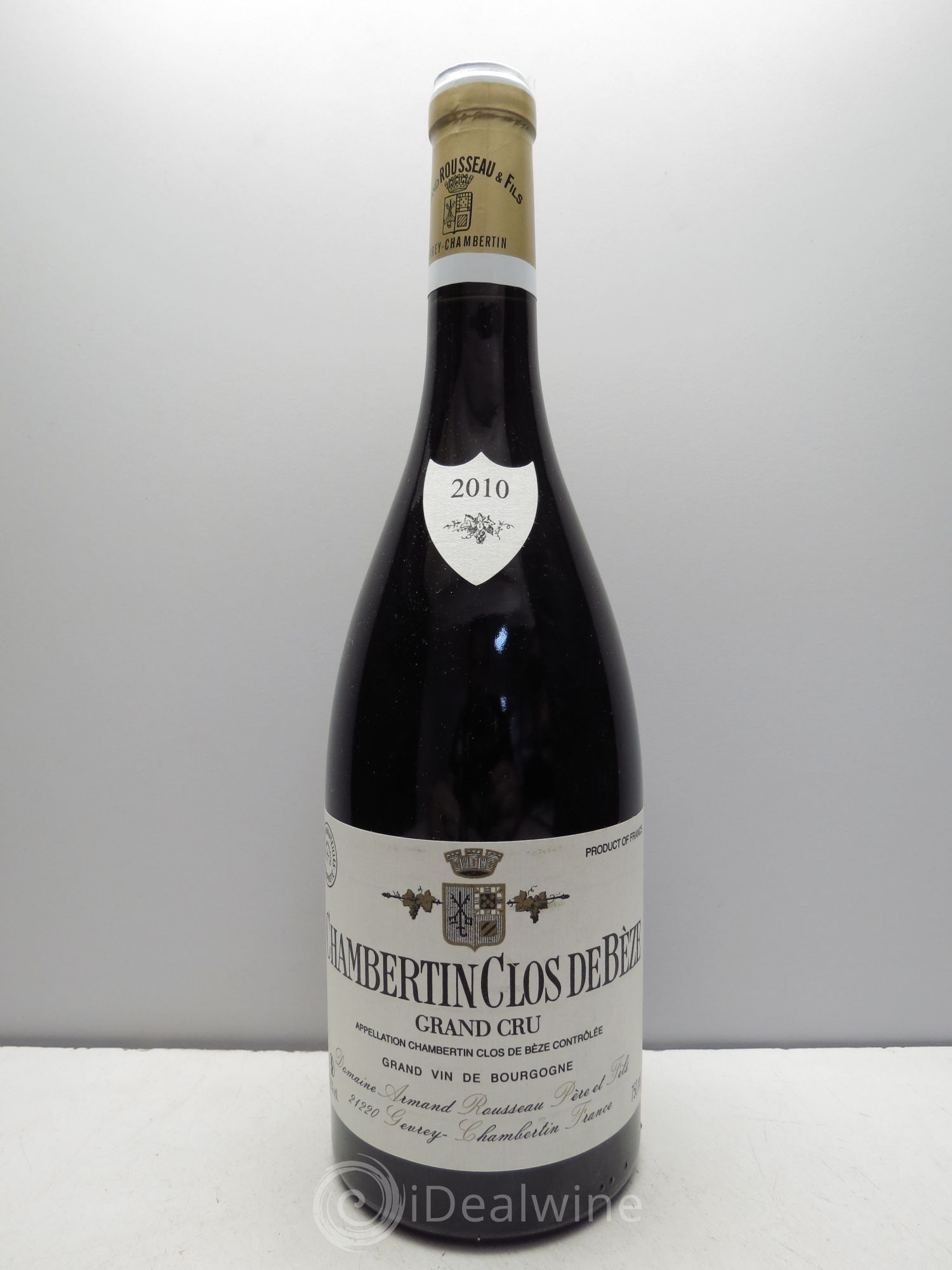 Chambertin Clos de Bèze Grand Cru Armand Rousseau (Domaine) 2010 - Lot de 1 bouteille - 0