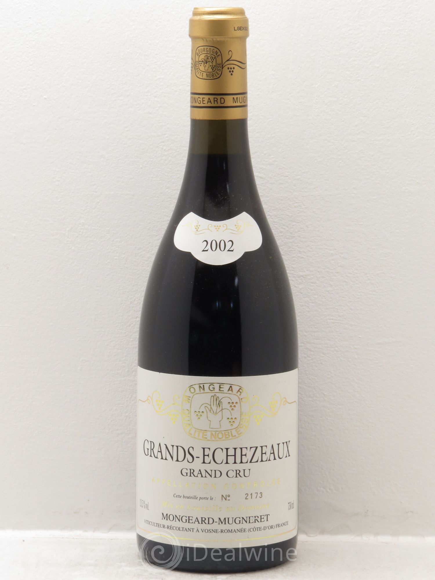 Grands-Echezeaux Grand Cru Mongeard-Mugneret (Domaine) 2002 - Lot de 1 bouteille - 0