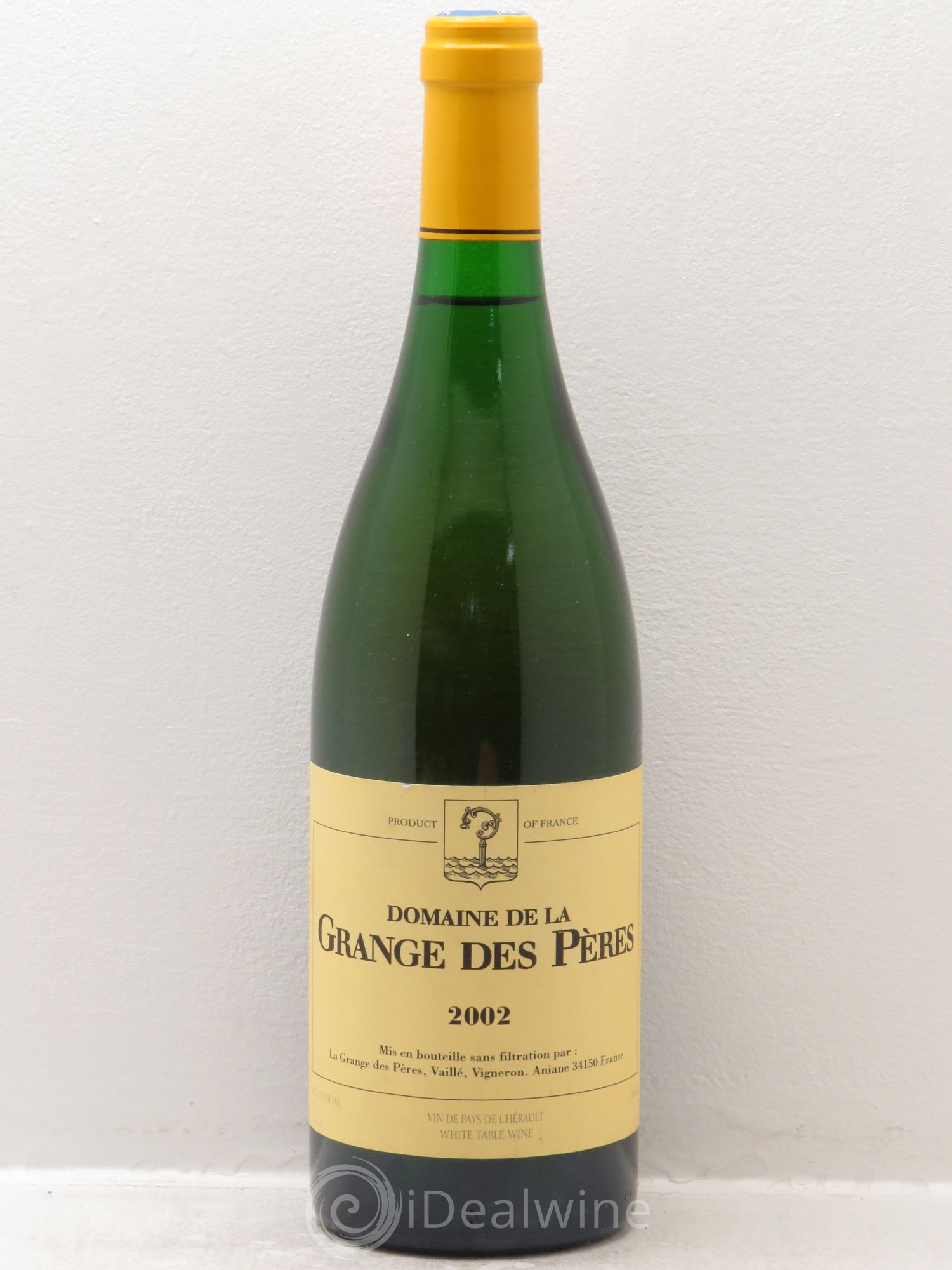 Pays d'Hérault Grange des Pères Laurent Vaillé (sans prix de réserve) 2002 - Lot de 1 bouteille - 0